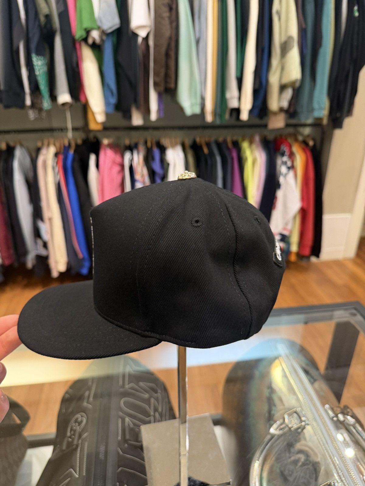 Chrome Hearts Chrome Hearts RS3 Cross Hat Size ONE SIZE - 2 Thumbnail
