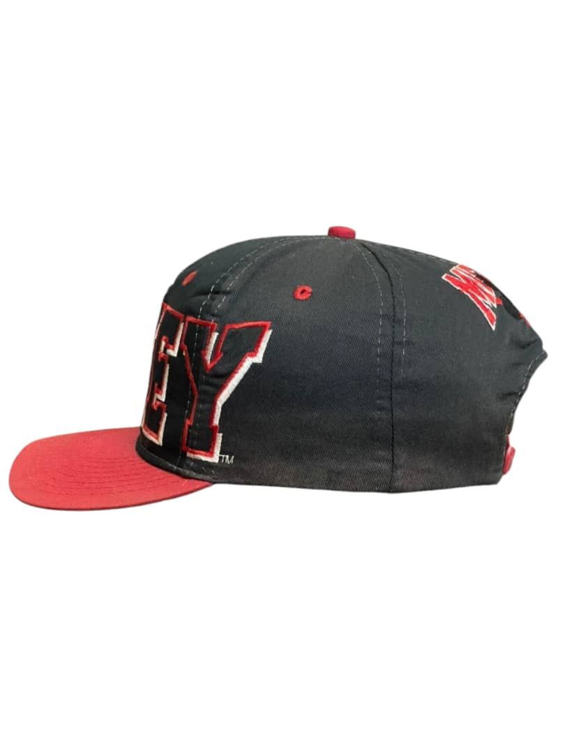 Mickey Mouse × Mickey Unlimited × Vintage RARE VINTAGE 90s MICKEY MOUSE BLOCKHEAD SPELLOUT CAP Size ONE SIZE - 3 Thumbnail