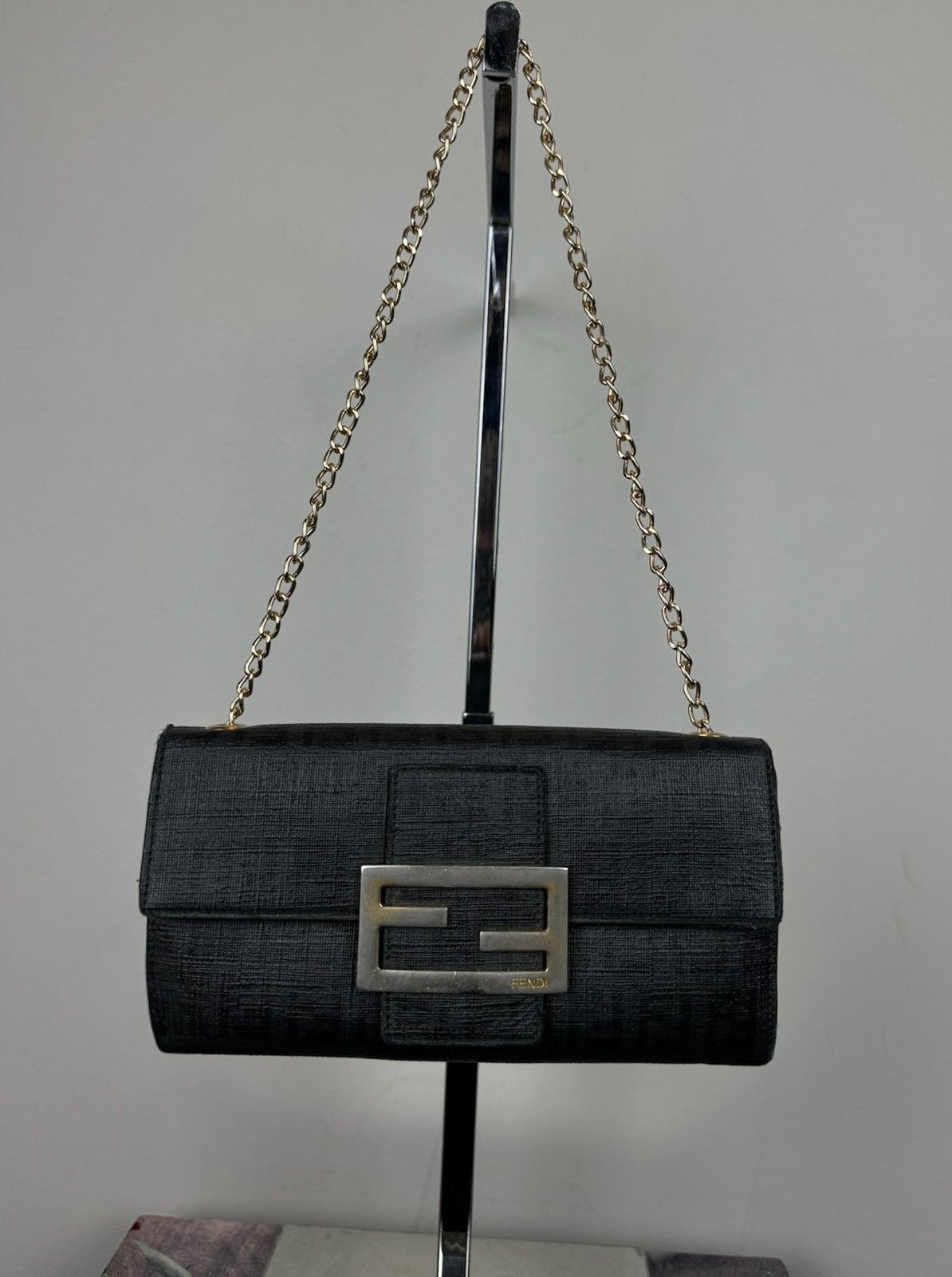 Fendi Shoulder leather bag Fendi FF monogram original rare item Size ONE SIZE - 1 Thumbnail