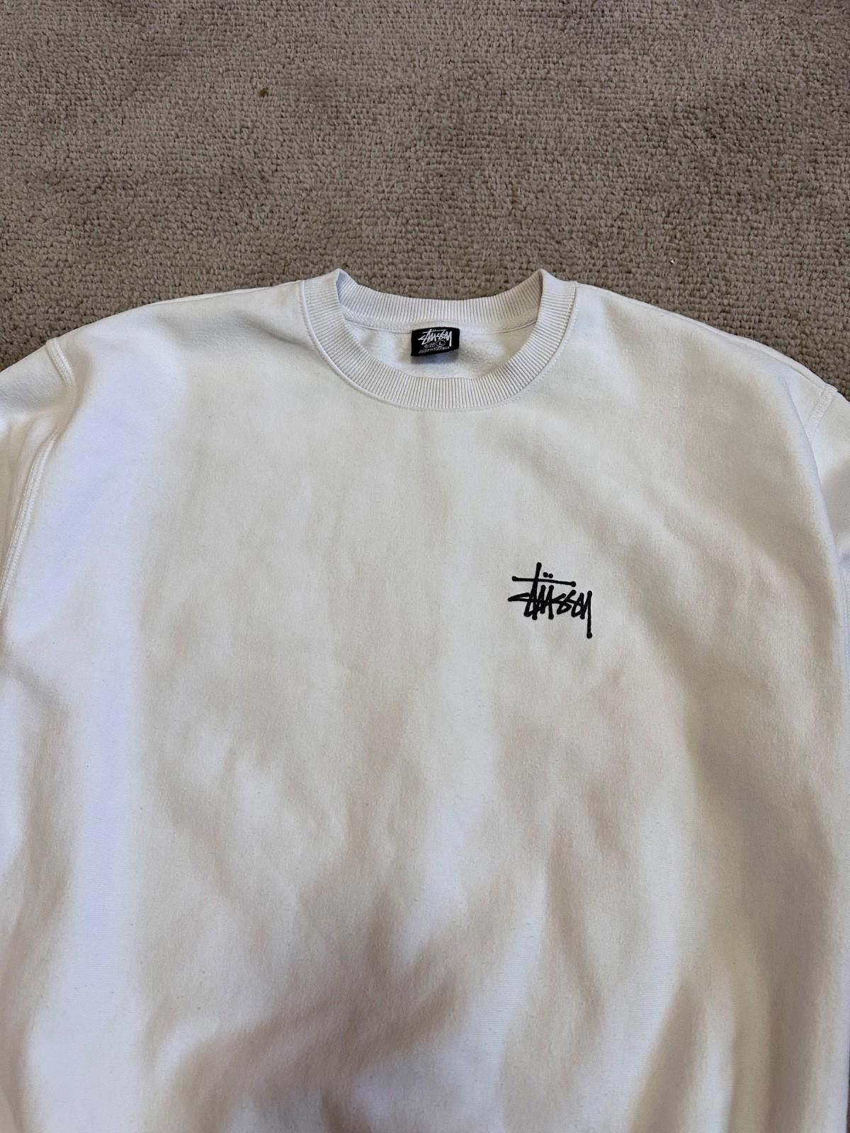 Stussy Stussy Basic Sweatshirt Big Logo Sz L Size US L / EU 52-54 / 3 - 4 Thumbnail