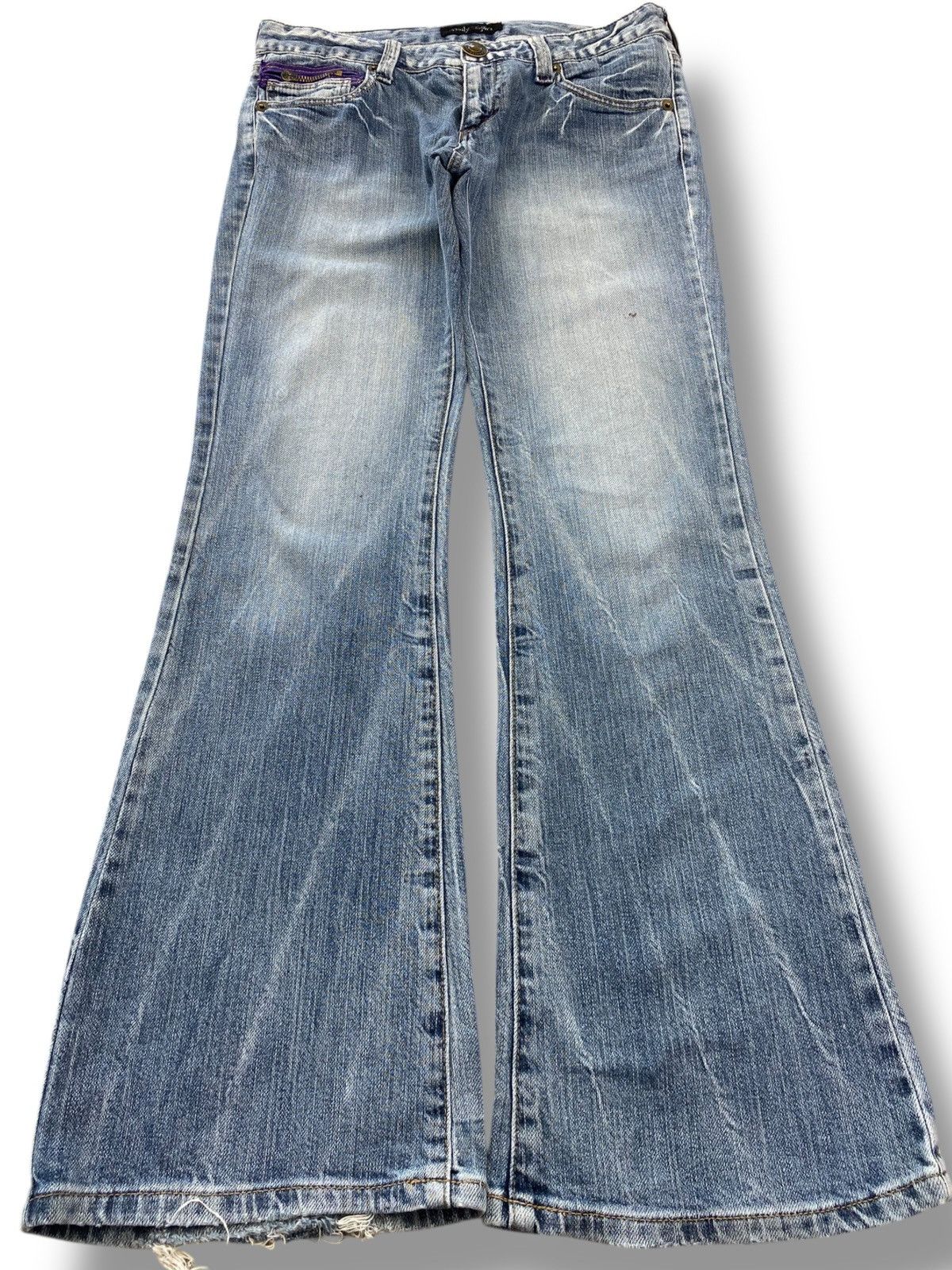 Japanese Brand Japanese Brand Light Wash Style Flare Jeans Size US 32 / EU 48 - 1 Thumbnail