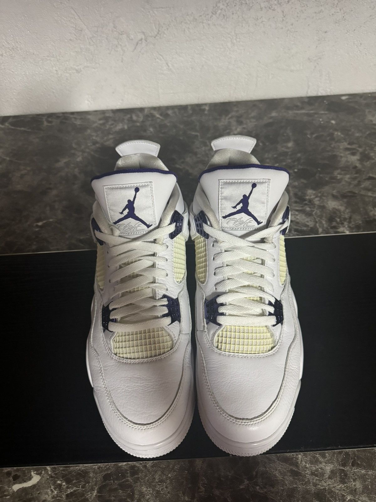 Jordan Brand Air Jordan 4 "Metallica" Purple Men’s Size 12 OG Box Size US 12 / EU 45 - 4 Thumbnail