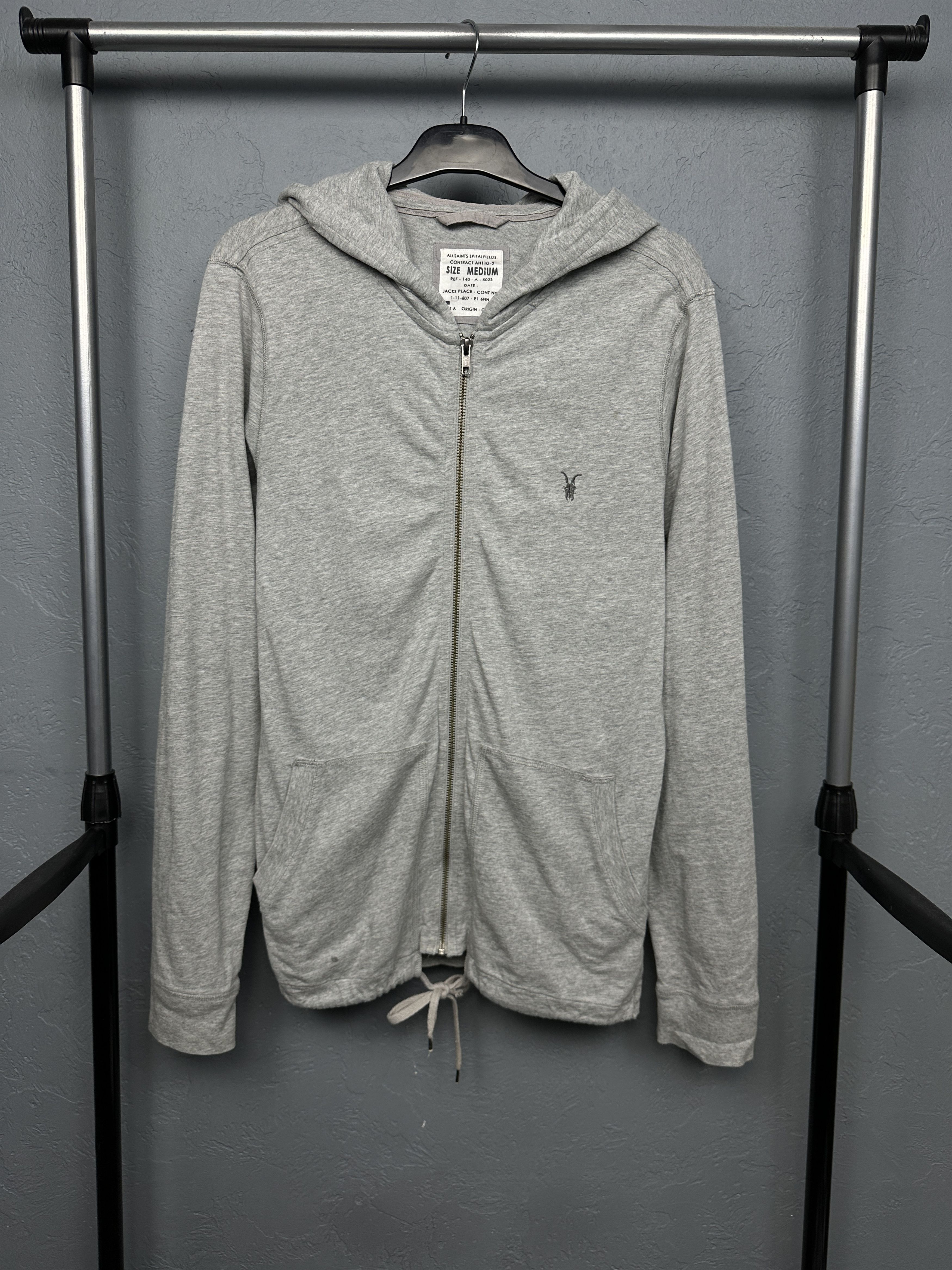 Allsaints Allsaints Vintage Mens Bolt Zip Hoodie Size US M / EU 48-50 / 2 - 1 Thumbnail