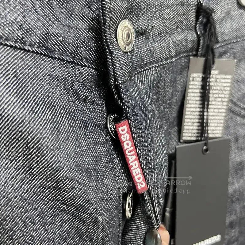 Dsquared2 DSQUARED2 Black Gray Cotton Casual Pants . Size US 34 / EU 50 - 3 Thumbnail