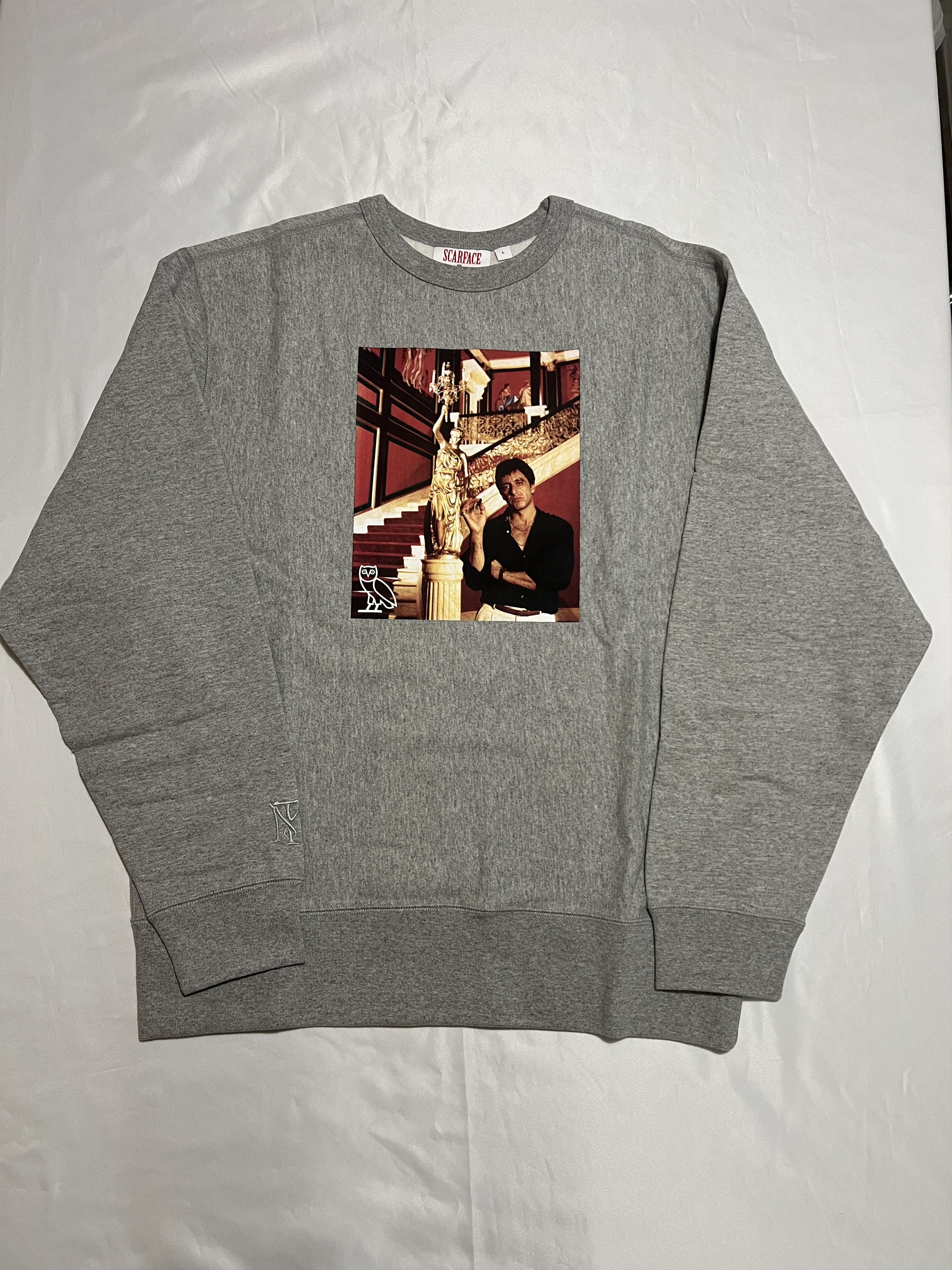 Drake OVO X SCARFACE GREY CREWNECK Size US L / EU 52-54 / 3 - 2 Thumbnail