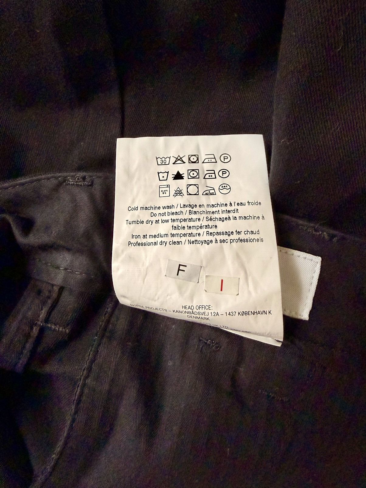 Norse Projects Norse Projects - Aros Black Slim Light Stretch Pants - 28x32 Size US 28 / EU 44 - 5 Thumbnail
