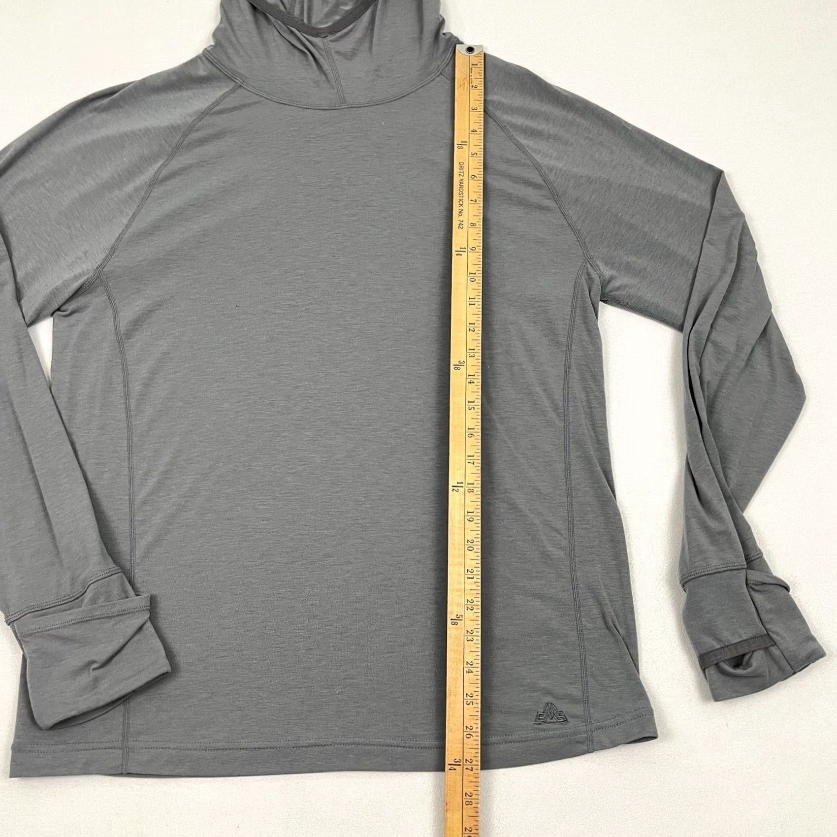 Eastern Mountain Sports EMS Eastern Mountain Sports Hoodie Mens L Fitted Gray Wool Blend Hiking Pullover Size US L / EU 52-54 / 3 - 5 Thumbnail