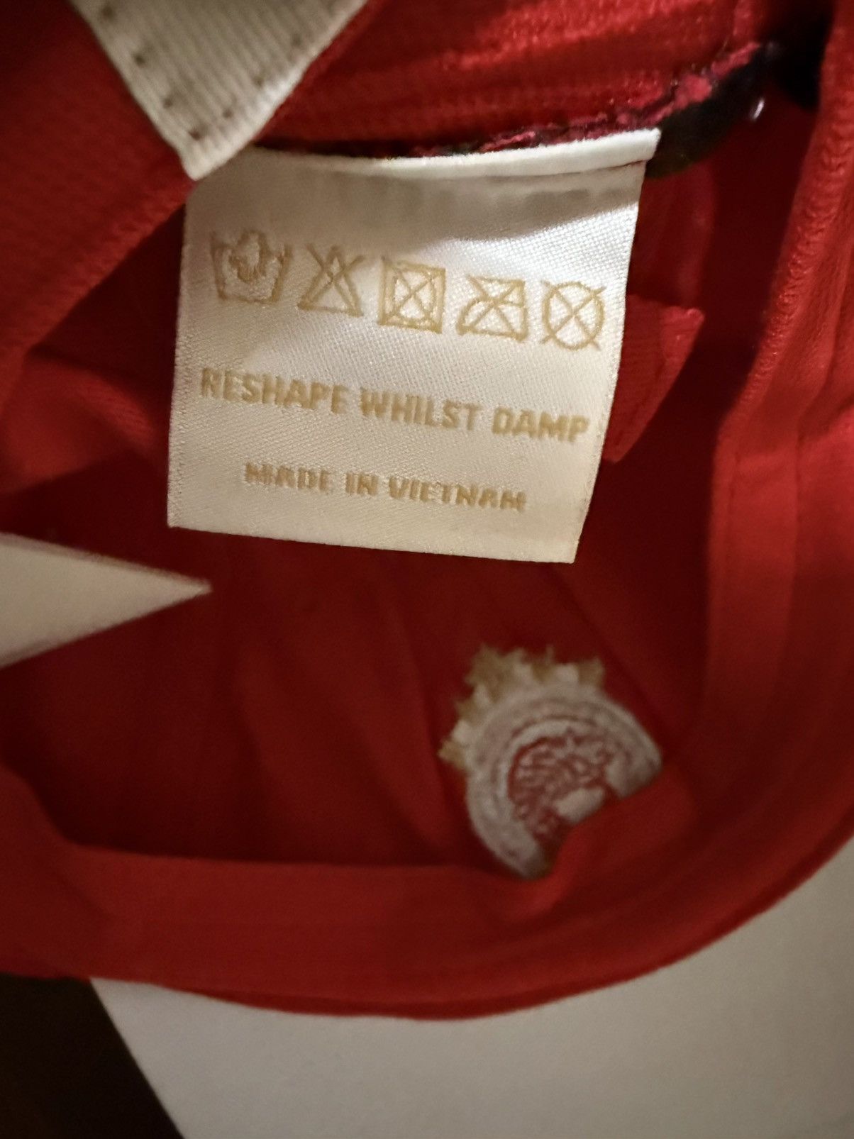 Aime Leon Dore Aime Leon Dore ALD / Olympiacos F.C. Logo Hat Red Size ONE SIZE - 9 Thumbnail