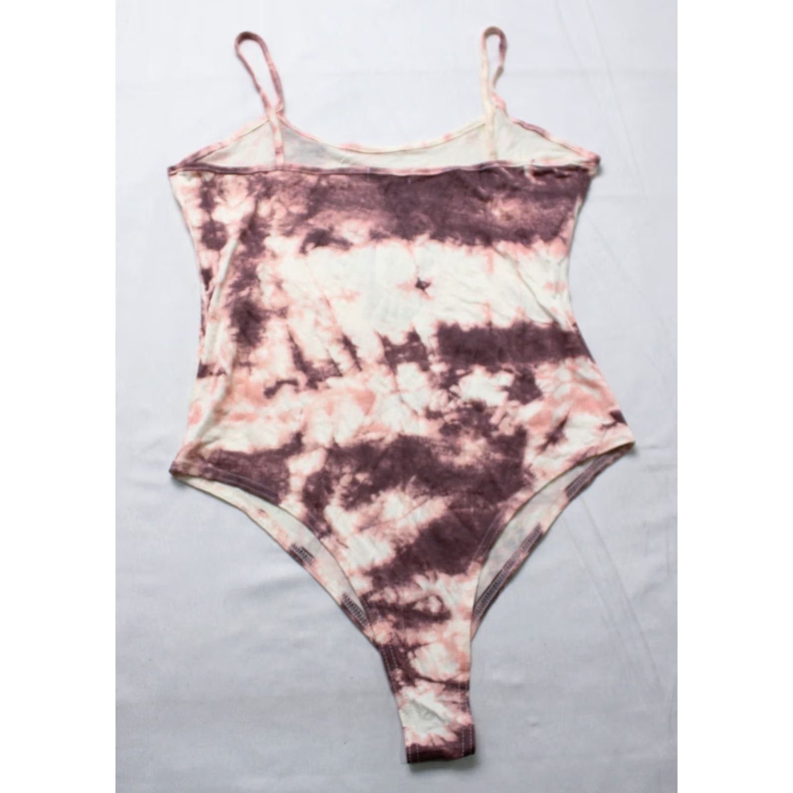 Boohoo Boohoo Women's Amilia Tie Dye Jersey Bodysuit JL3 Multicolor Size 10 NWT Size L / US 10 / IT 46 - 3 Thumbnail