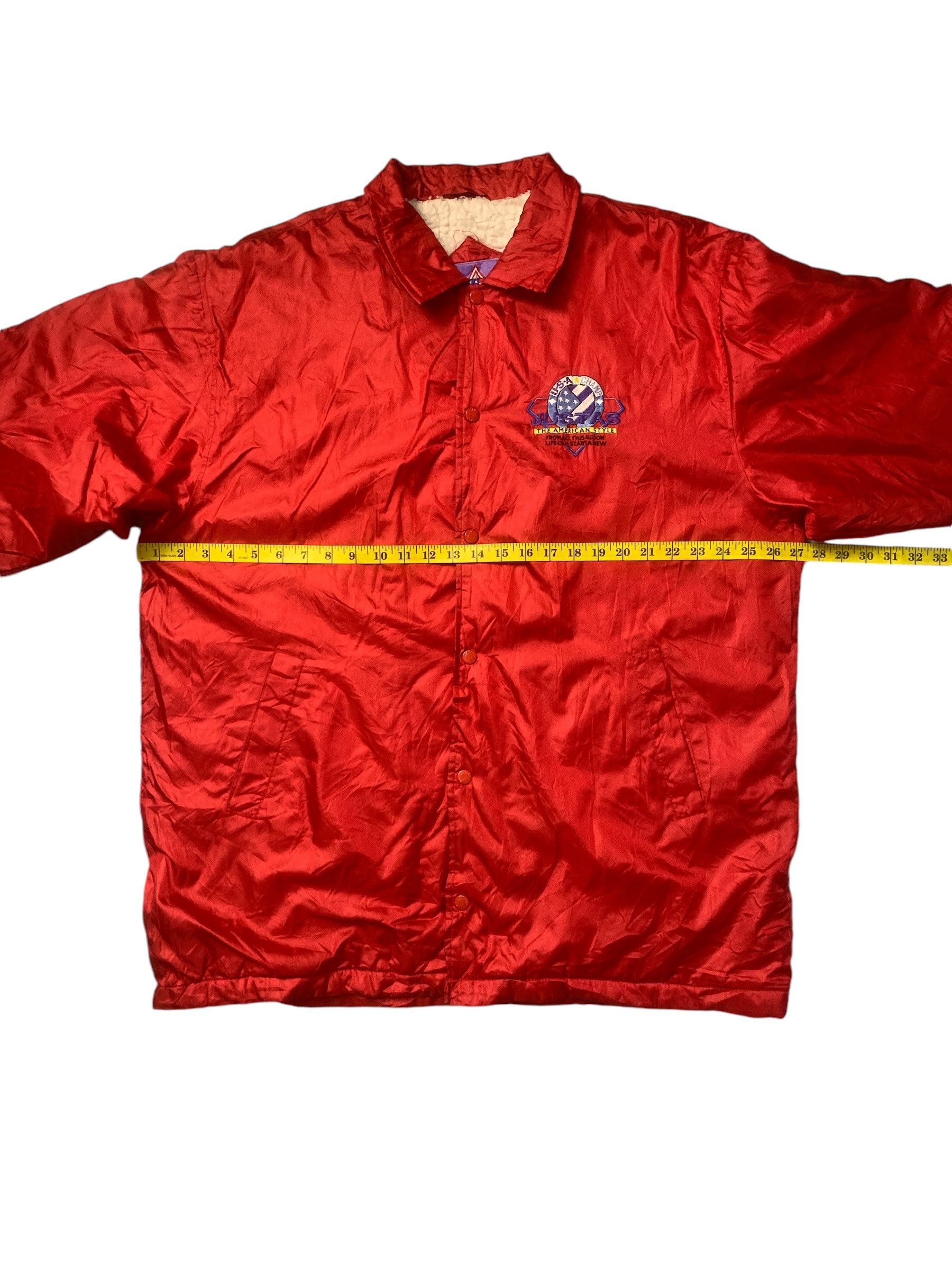 Japanese Brand Rare Design Vintage Justas American Style Sherpa Jackets Size US L / EU 52-54 / 3 - 9 Thumbnail