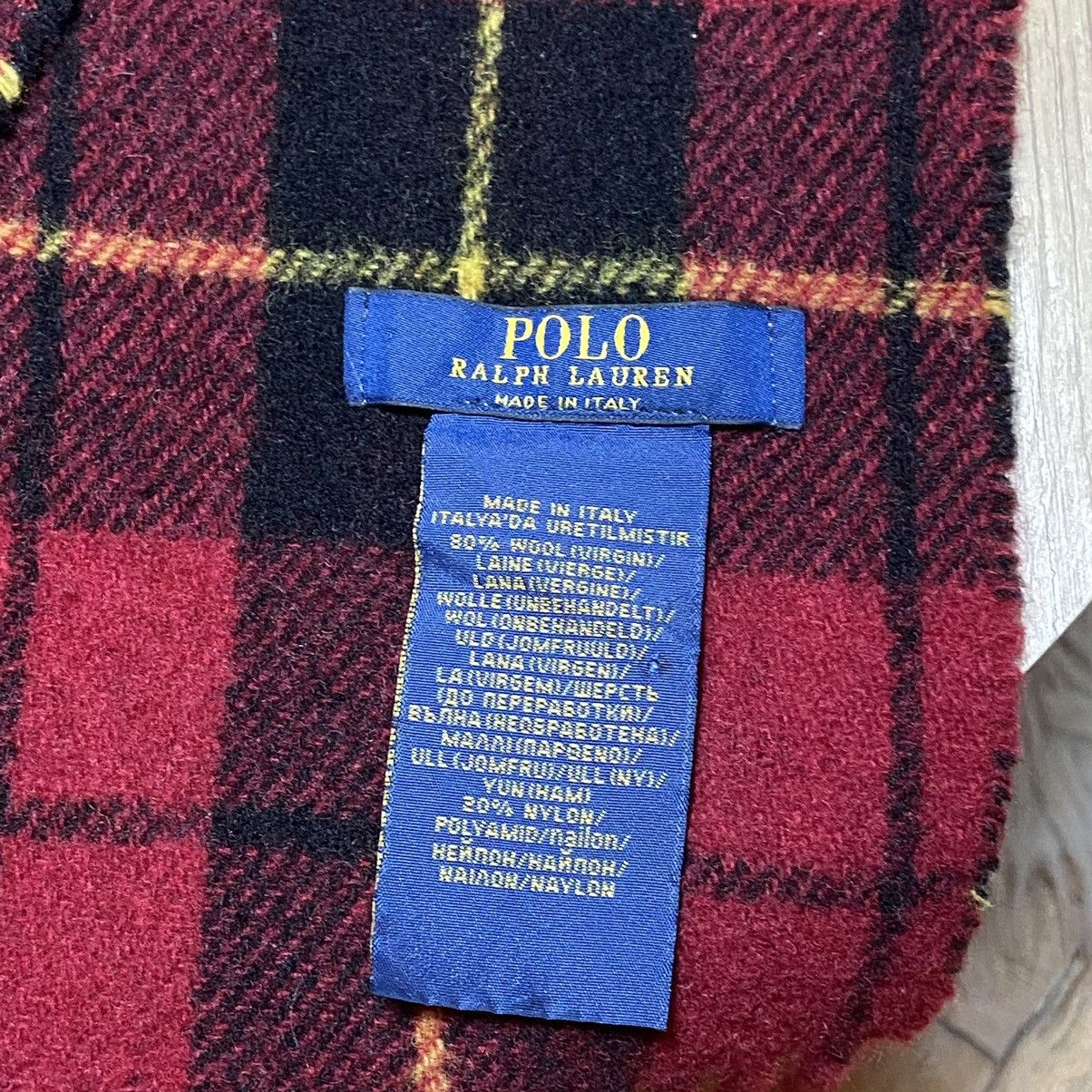Polo Ralph Lauren 📌 Vintage Polo Ralph Lauren Virgin Wool Scarf Neckwear Size ONE SIZE - 6 Thumbnail