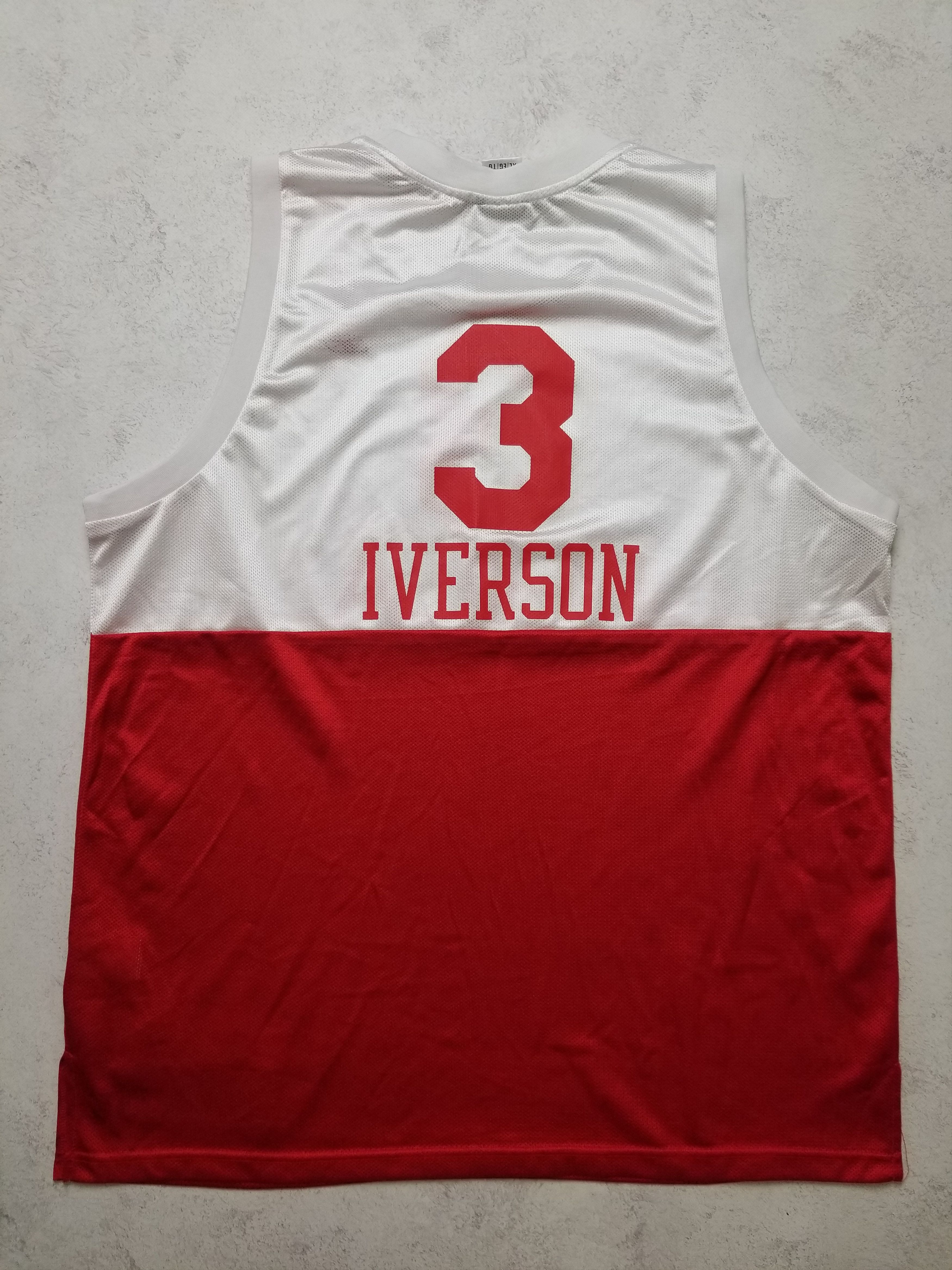 Reebok Allen Iverson Philadelphia 76ers Sixers Jersey 1965-1966 Size US L / EU 52-54 / 3 - 2 Thumbnail