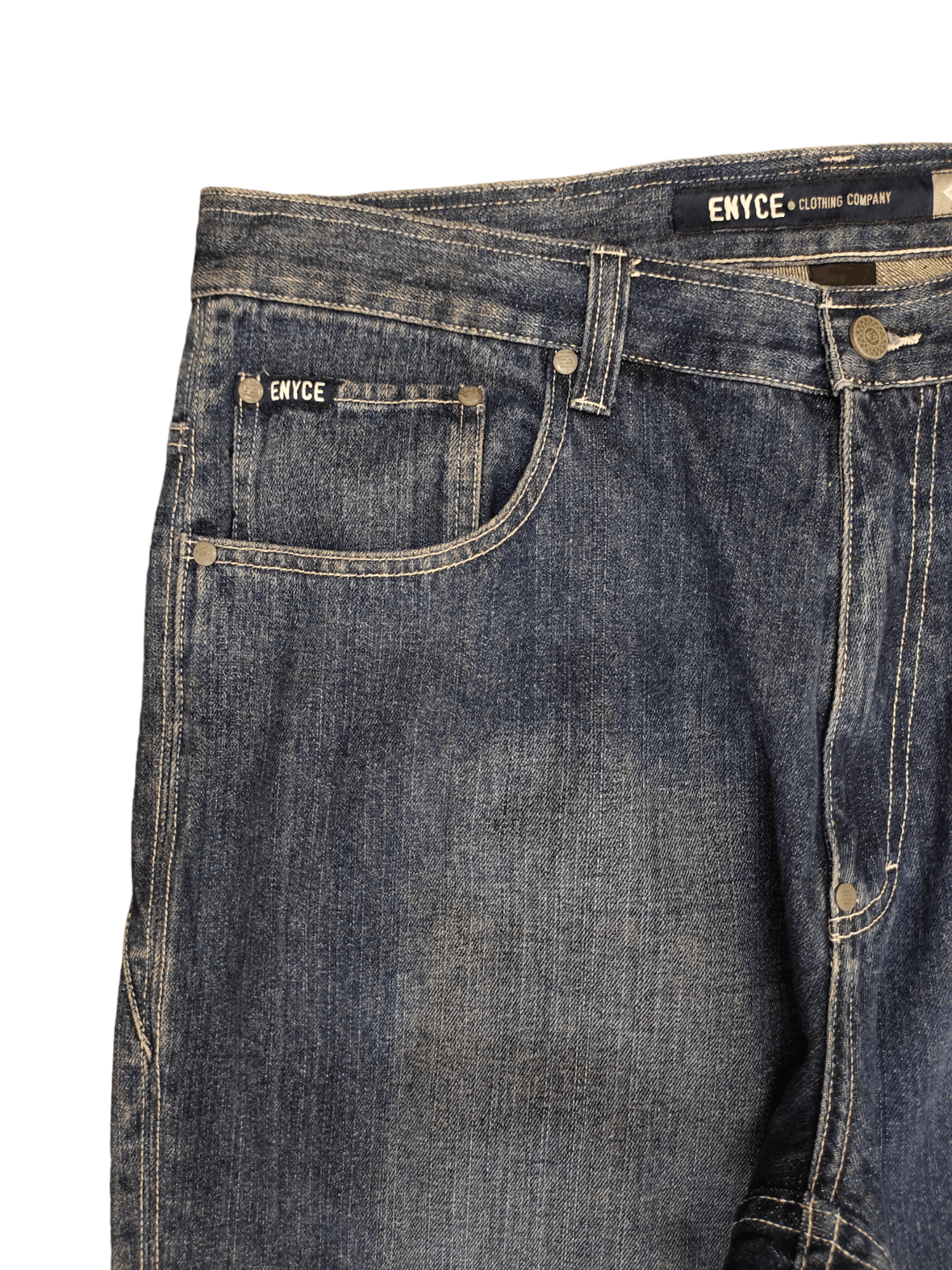 Enyce Vintage Y2k Enyce Denim Baggy Pants Wide Leg Streetwear Size US 36 / EU 52 - 4 Thumbnail