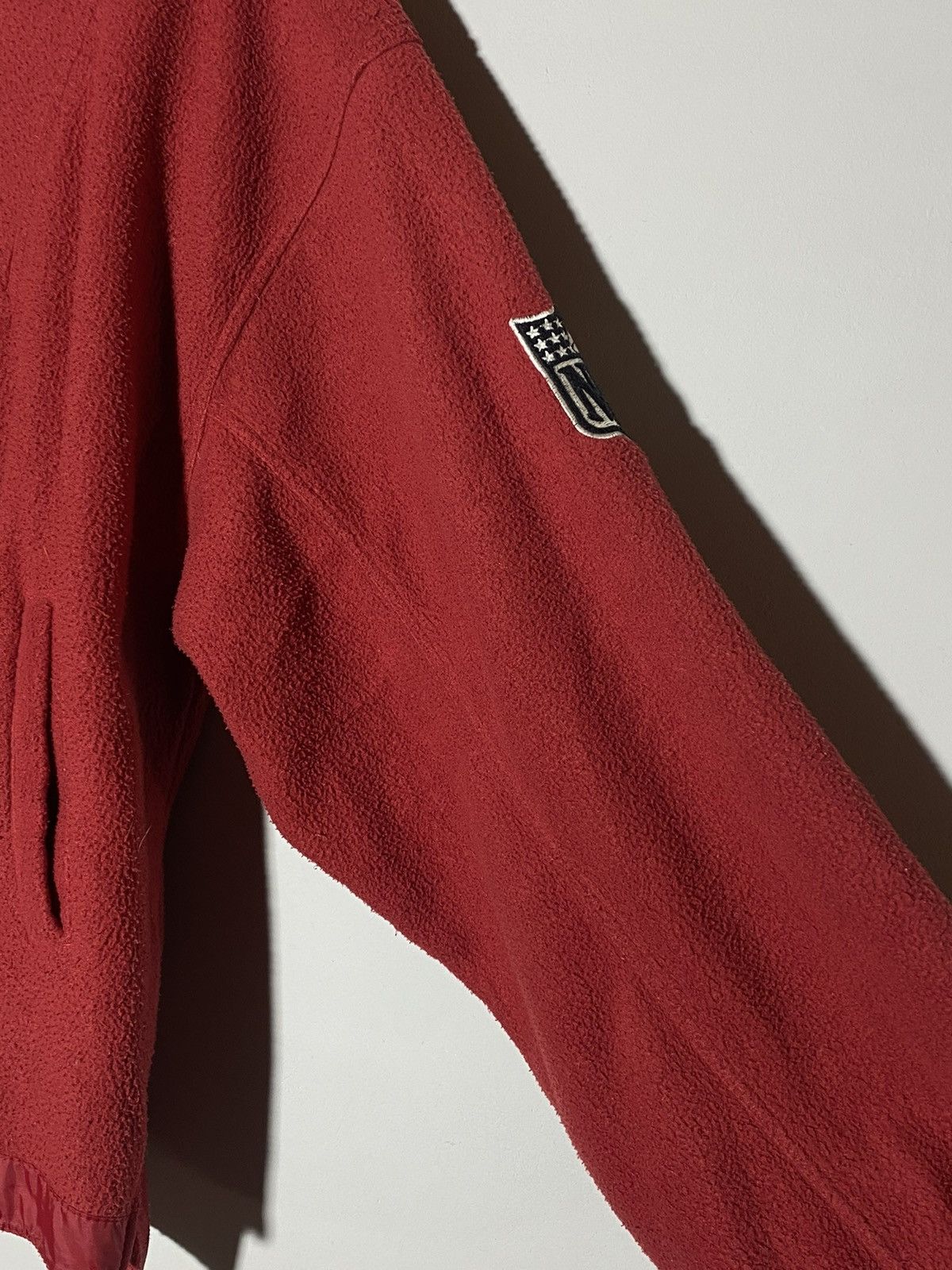 NFL × Vintage Vintage 90s NFL Redskins Washington Fleece Pullover Sweater Size US M / EU 48-50 / 2 - 14 Thumbnail