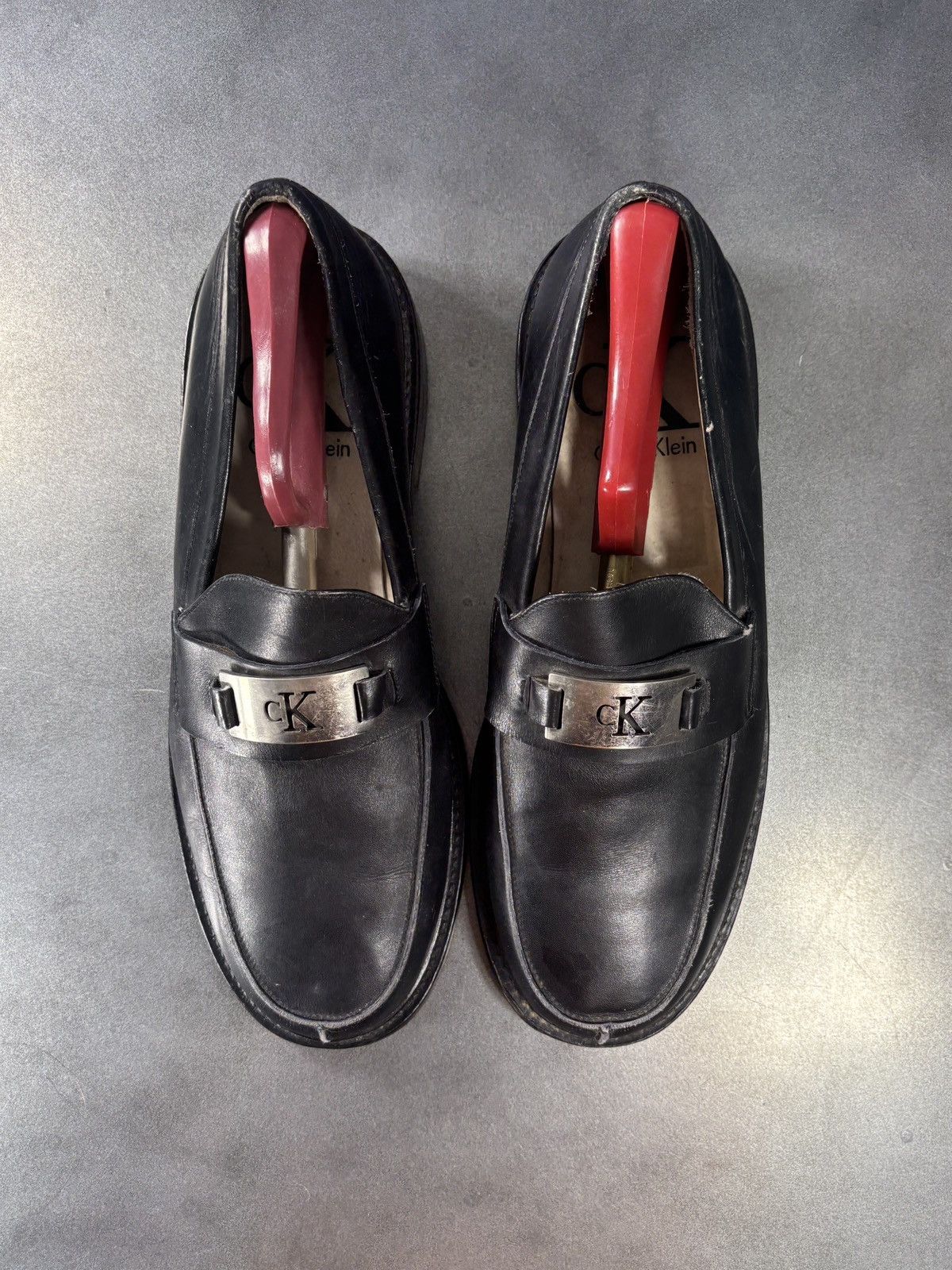 Calvin Klein Vintage Calvin Klein Loafers 1990s CK Made in Italy Leather Size US 9 / EU 42 - 16 Thumbnail