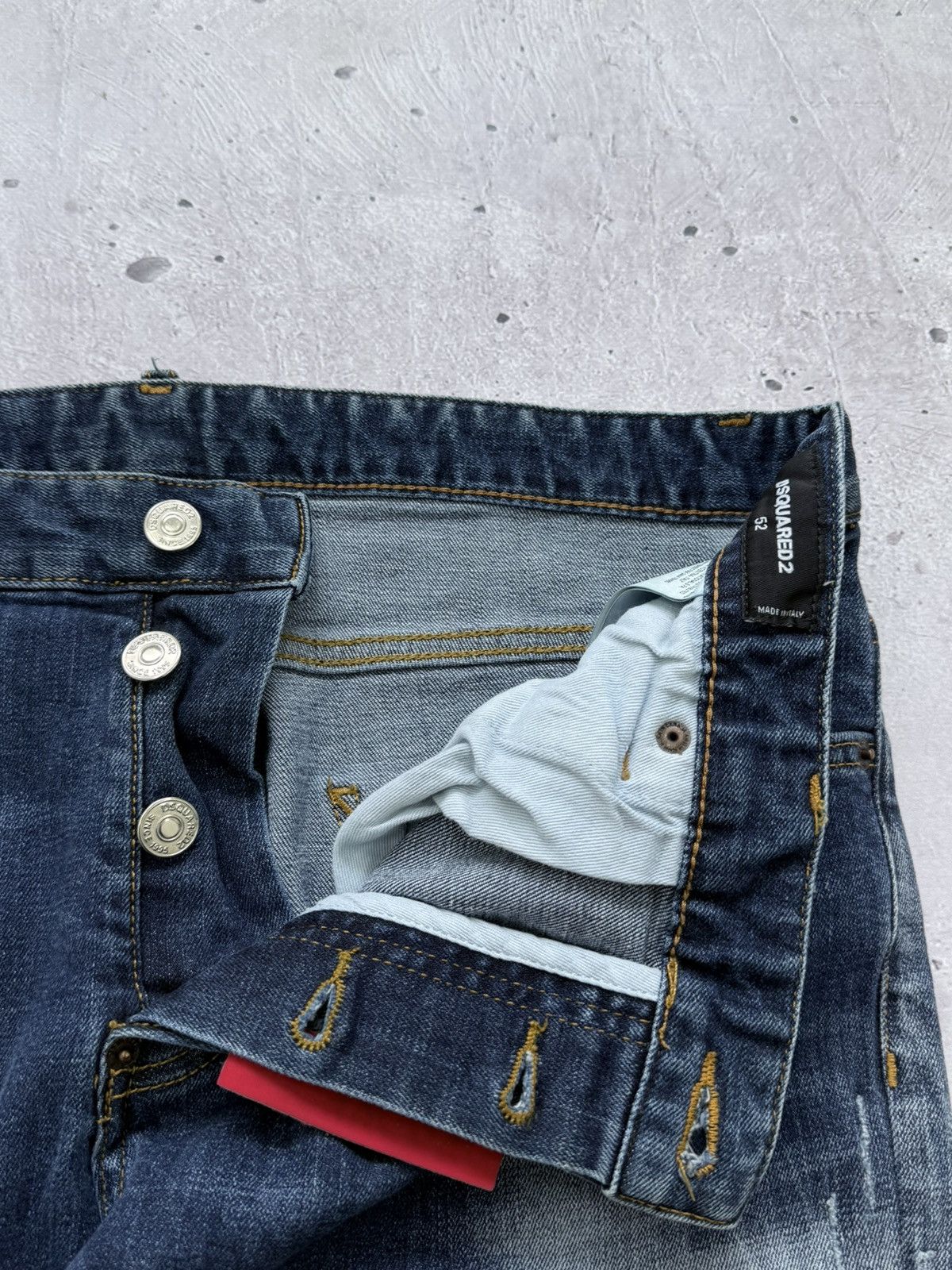 Dsquared2 Dsquared2 Washed Distressed Denim Jeans Amiri Style Size US 34 / EU 50 - 7 Thumbnail