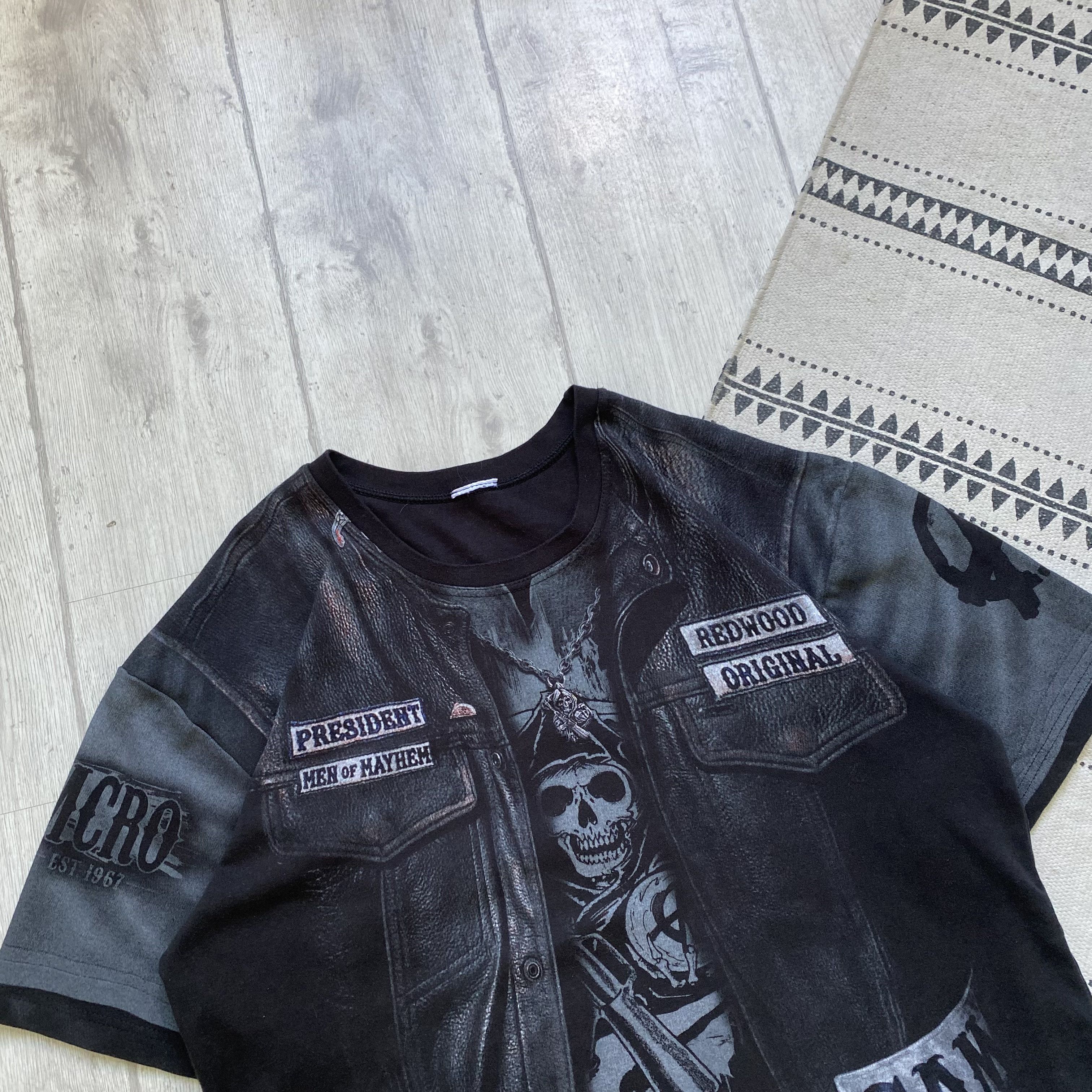 American Apparel ☠️ Vintage Sons Of Anarchy tee all overprint Movie Size US M / EU 48-50 / 2 - 3 Thumbnail