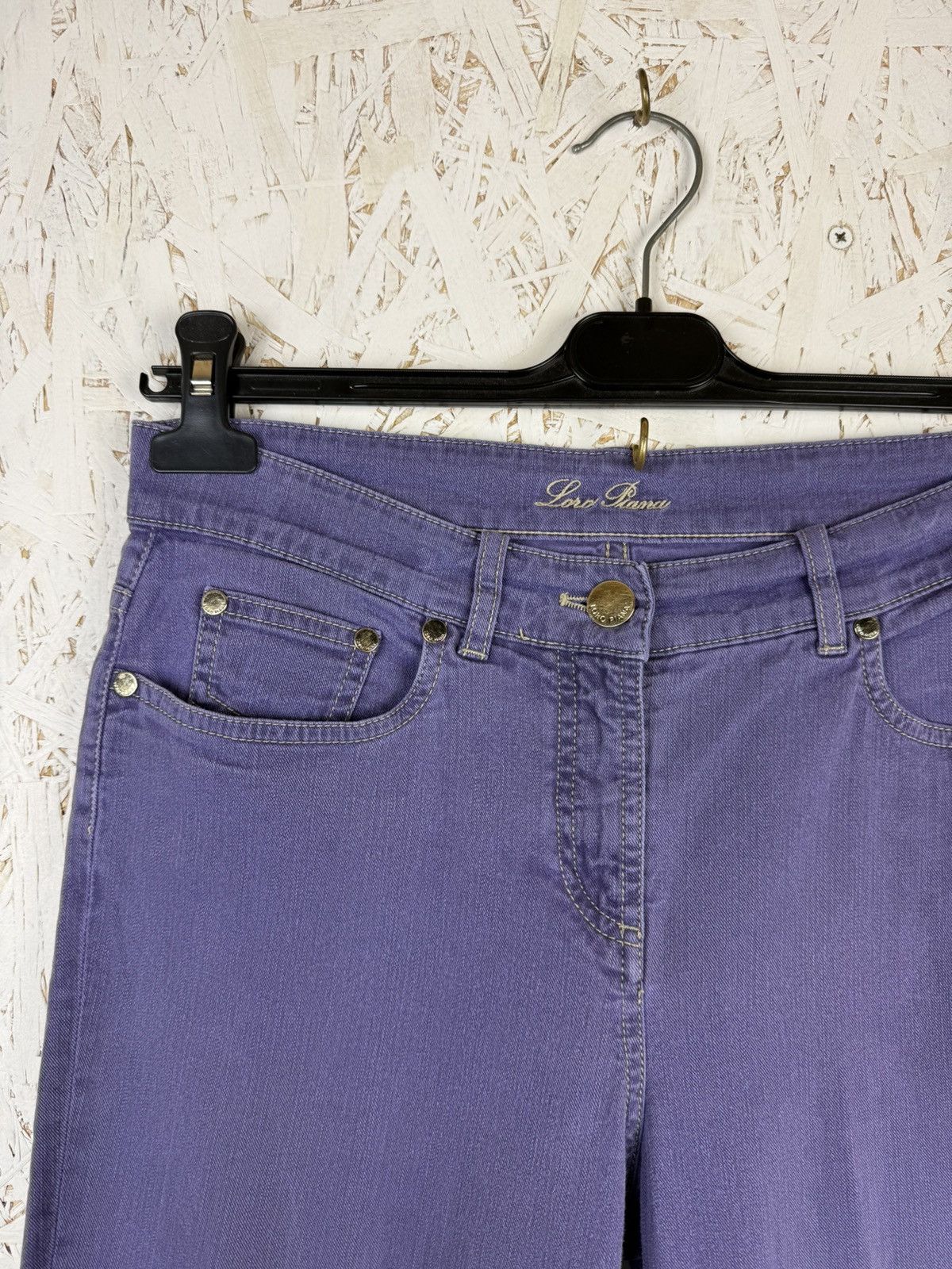 Loro Piana Loro Piana Capri Chino Pants Jeans Purple Size 44 Size 30" / US 8 / IT 44 - 2 Thumbnail