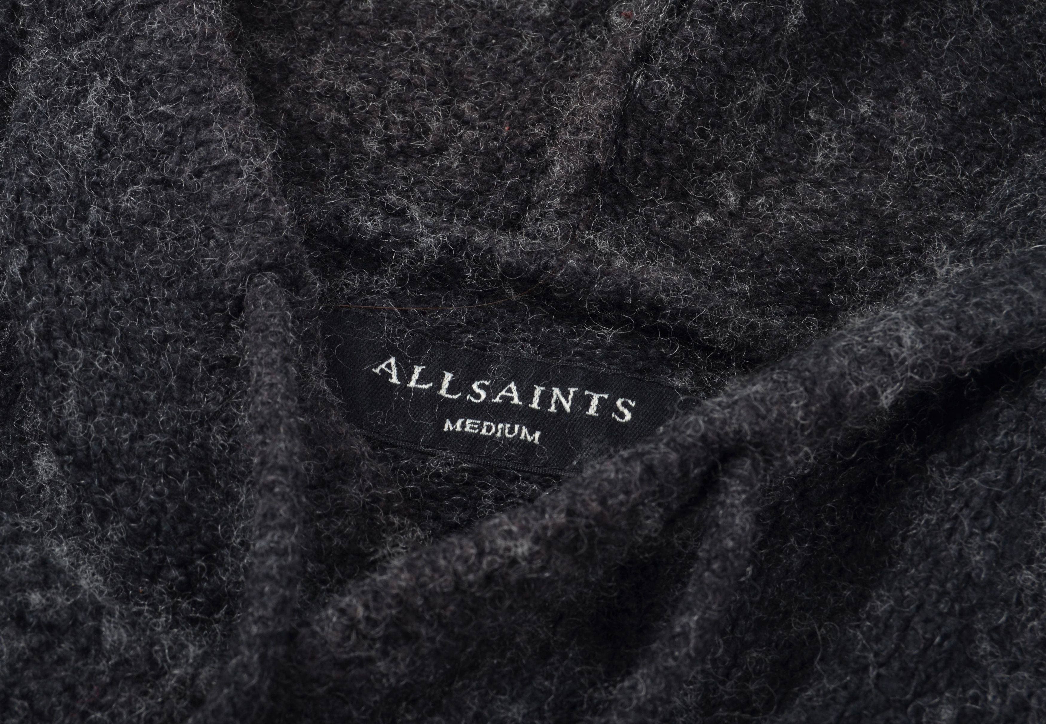Allsaints Allsaints Cotton Wool Blend Warm Long Sleeve Hoodie Size US M / EU 48-50 / 2 - 5 Thumbnail