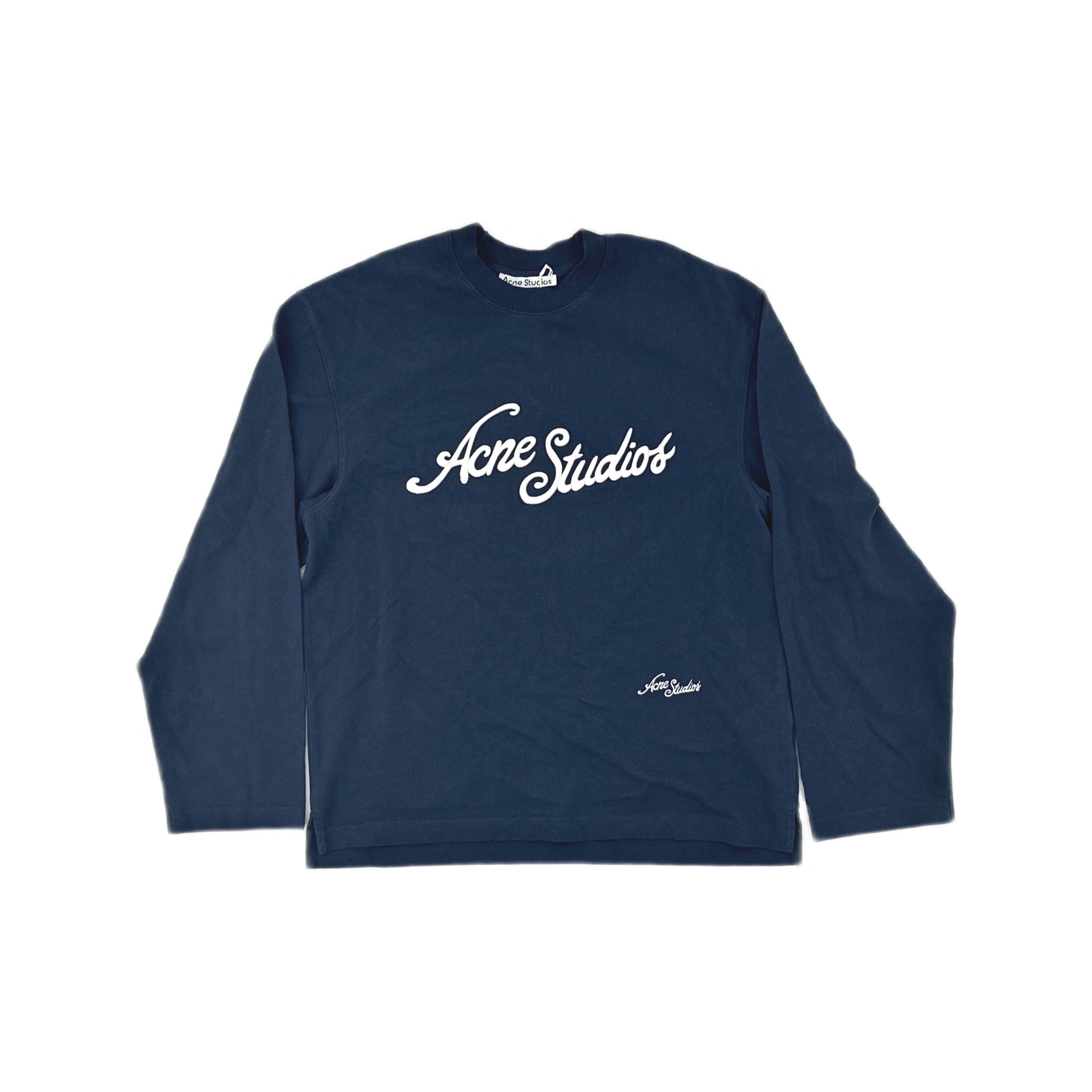 Acne Studios Acne Studios Embroidered Logo Long Sleeve T-Shirt XS Size US XS / EU 42 / 0 - 1 Thumbnail