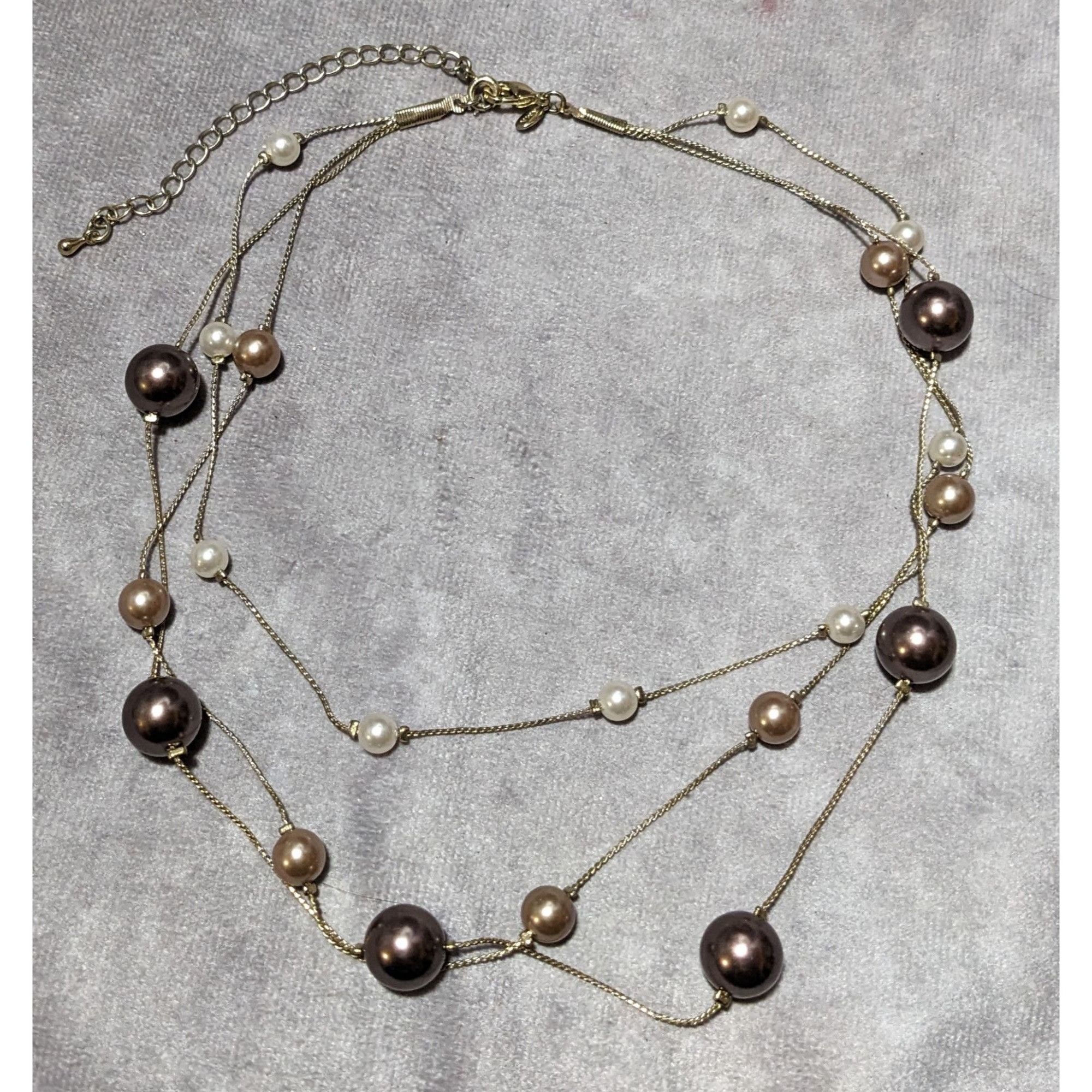 Other Roman Multilayer Floating Pearl Necklace Size ONE SIZE - 10 Thumbnail