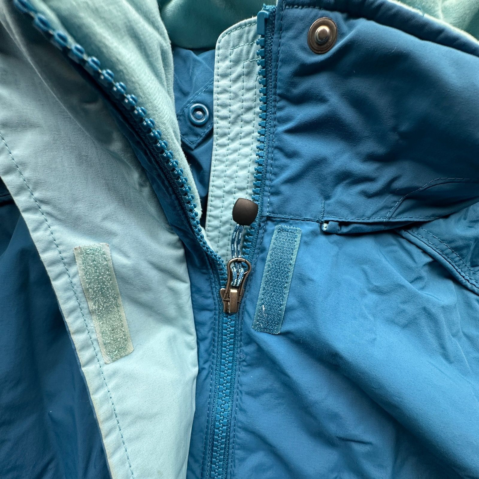 L.L. Bean LL Bean 0JPD1 Blue Full Zip Hidden Hooded Jacket Womens XL Size XL / US 12-14 / IT 48-50 - 7 Thumbnail