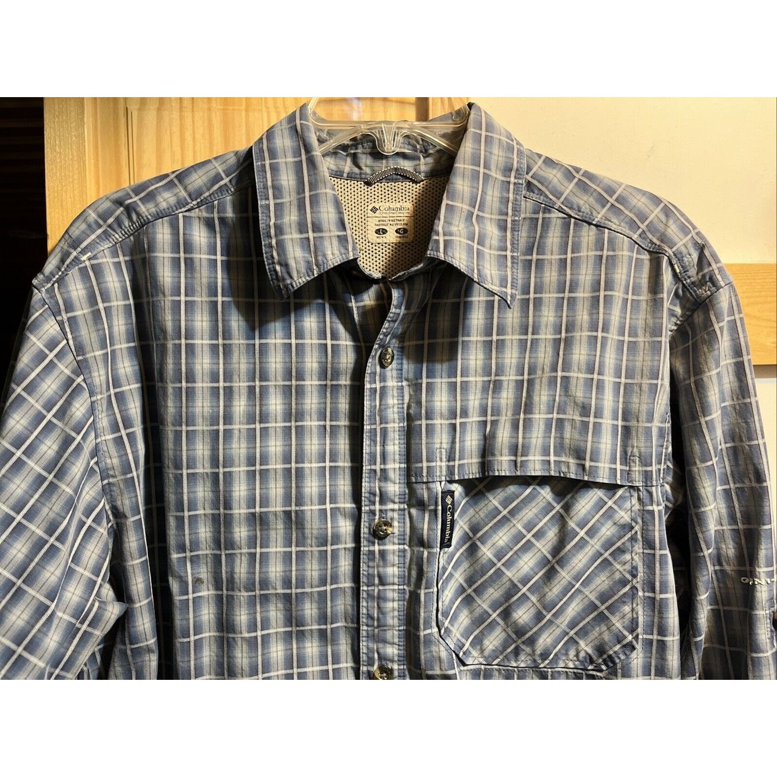 The North Face The North Face Men’s Shirt L Blue Plaid Button Up Hiking LS Size US L / EU 52-54 / 3 - 5 Thumbnail