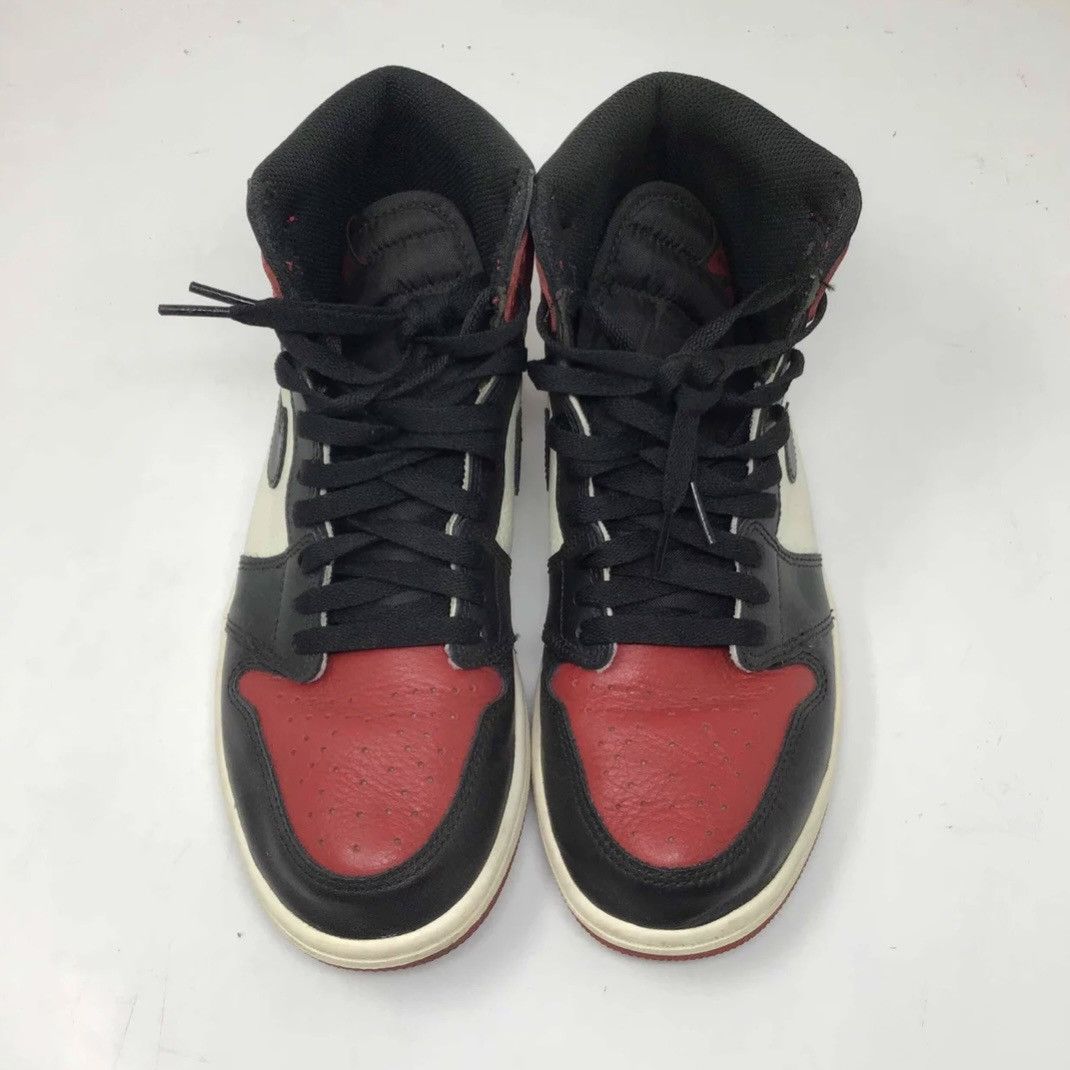 Jordan Brand Air Jordan 1 Retro High OG 'Bred Toe' Size US 8 / EU 41 - 3 Thumbnail
