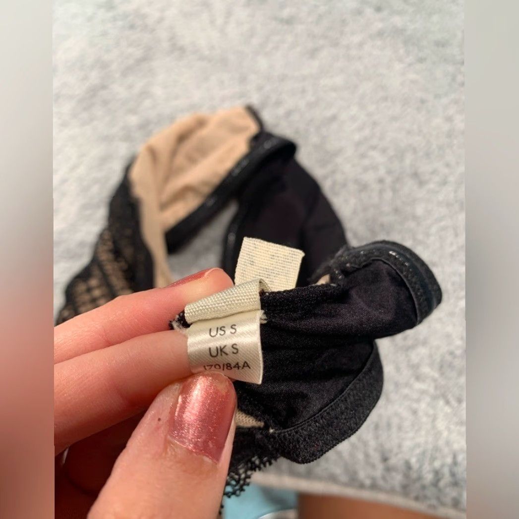 Free People Free People Intimately Bandeau Bra Lace Bralette Small S Women Black Bra Bralette Fashion Clothing Women’s Small Size ONE SIZE - 7 Thumbnail
