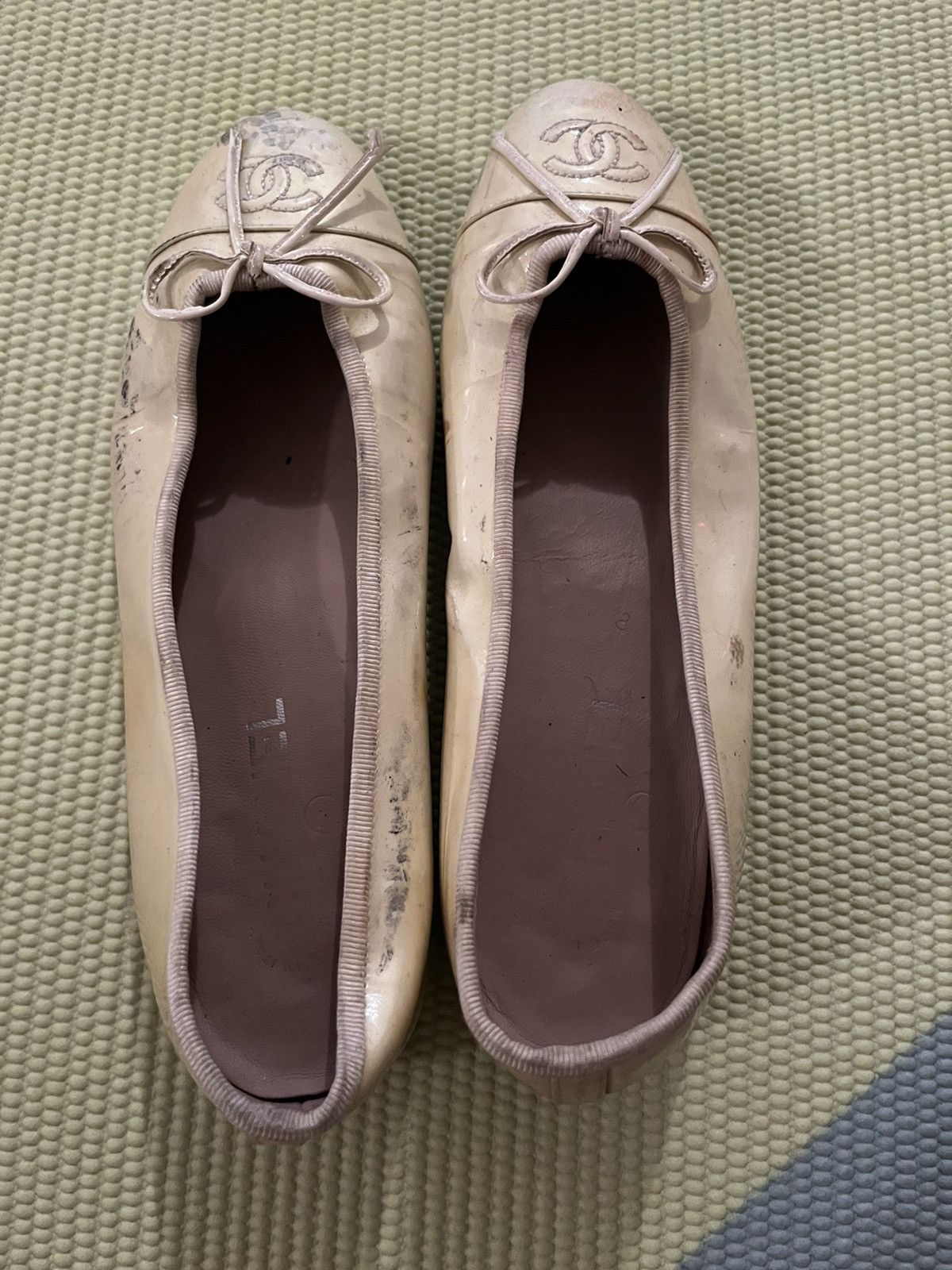 Chanel Chanel Ballet Shoes Flat Shoes Women Size 38 Pastel Pink Size US 8 / IT 38 - 1 Thumbnail