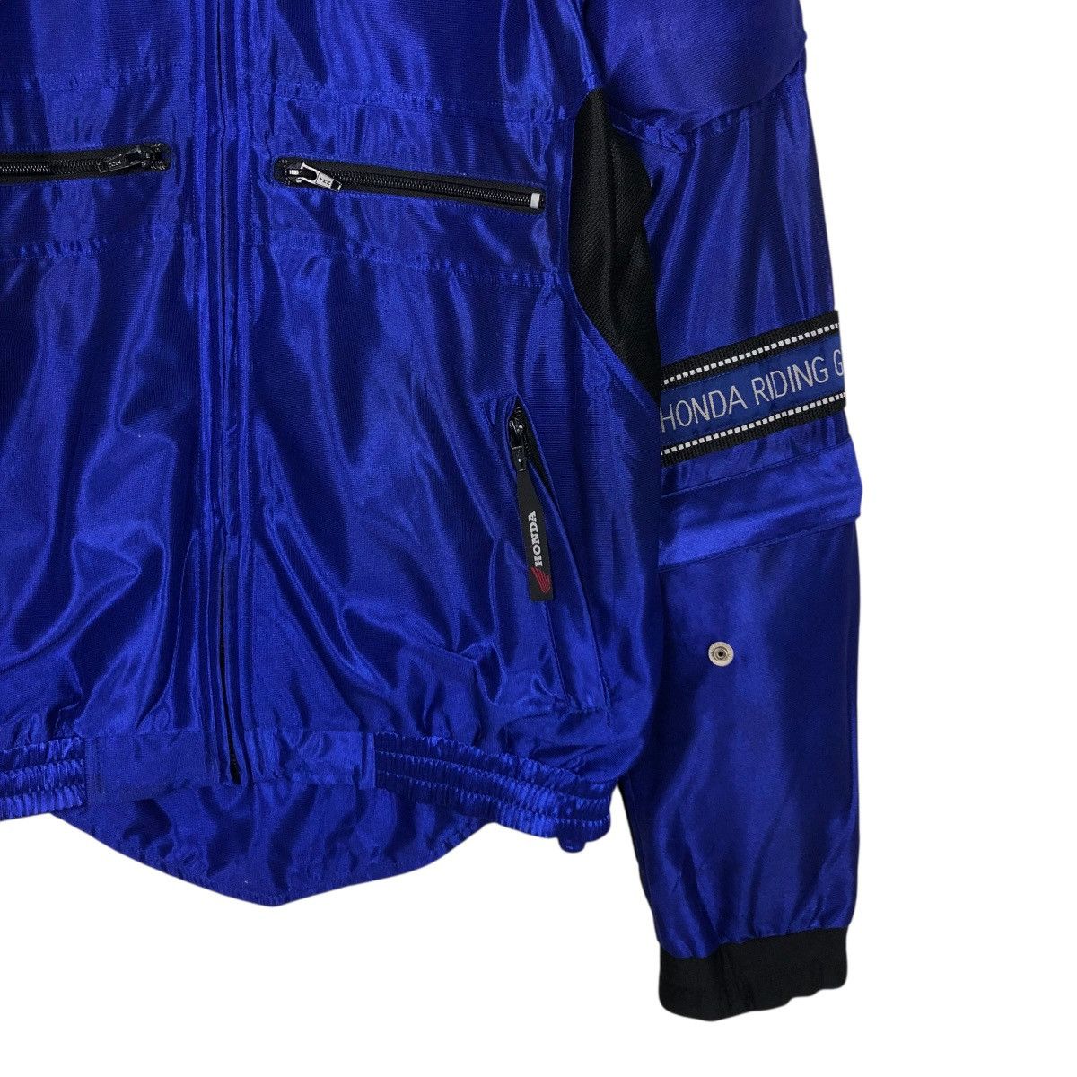 Honda 🔥VINTAGE RACING BOMBER BIKER JACKET HONDA BIG LOGO Size US L / EU 52-54 / 3 - 7 Thumbnail