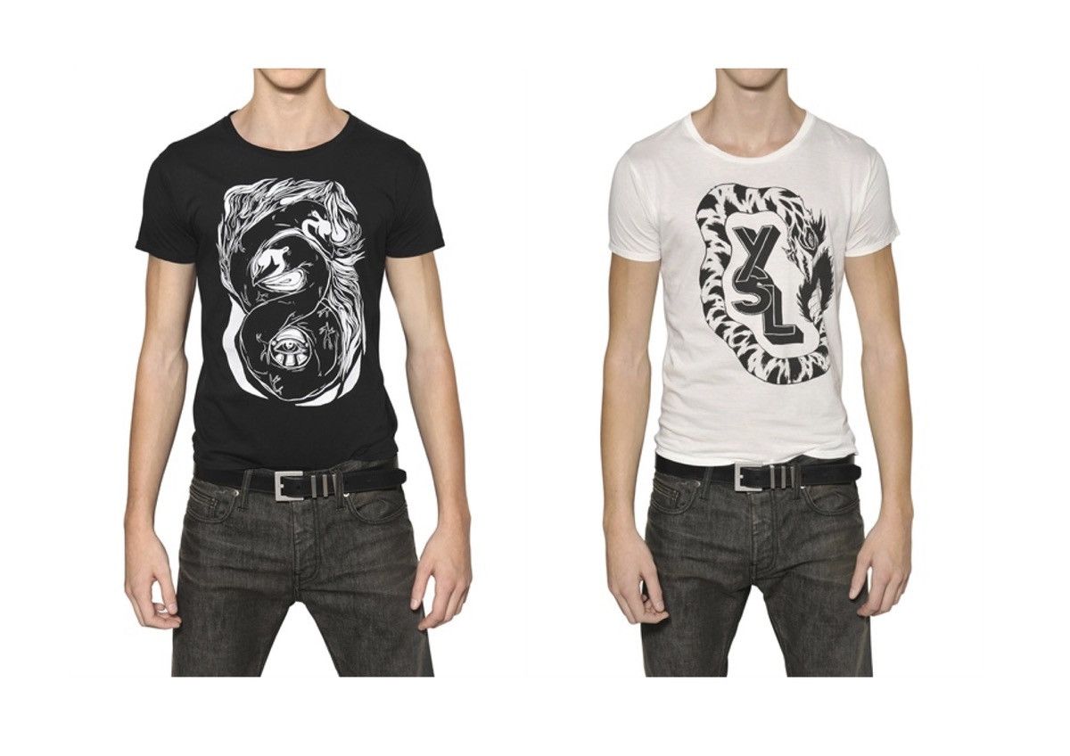 Saint Laurent Paris SS2013 Grimes Capsule Graphic Tee Size US XL / EU 56 / 4 - 3 Thumbnail