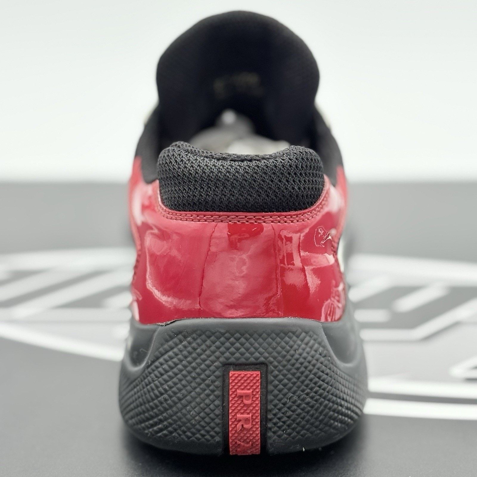 Prada Prada Americas Cup ' Black White Red ' | SUPER CLEAN! Size US 7 / EU 40 - 3 Thumbnail