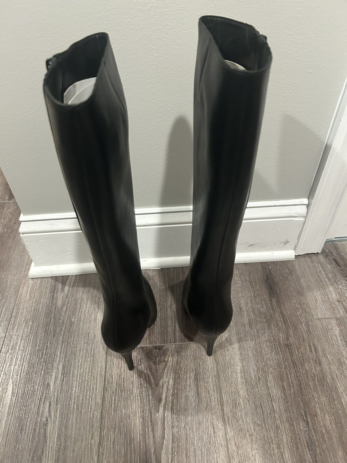 Christian Louboutin Miss Z Leather Knee-High Boots Size US 6 / IT 36 - 1 Thumbnail