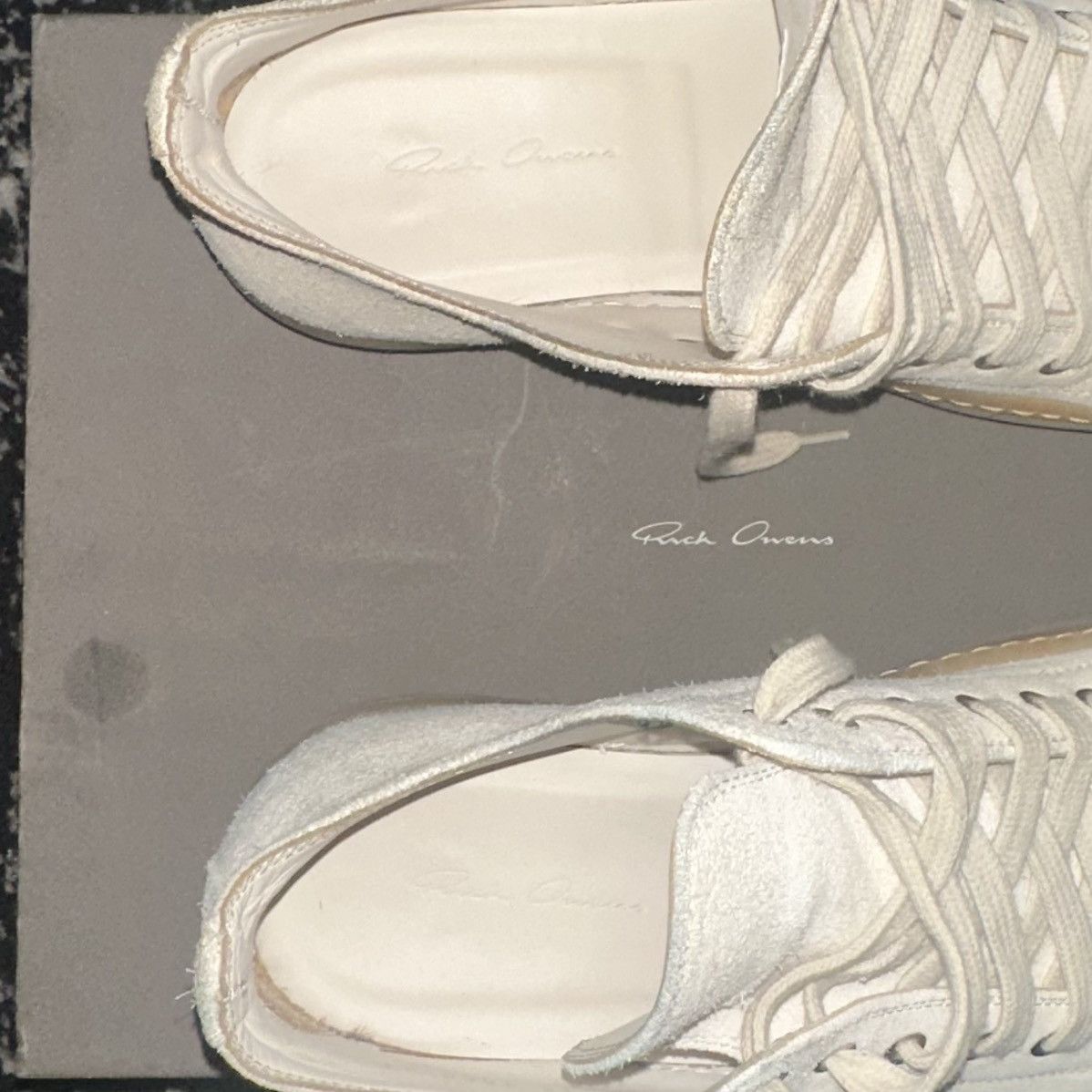 Rick Owens Rare Rick Owens Suede low top Ramones *SOLD* Size US 8 / EU 41 - 7 Thumbnail