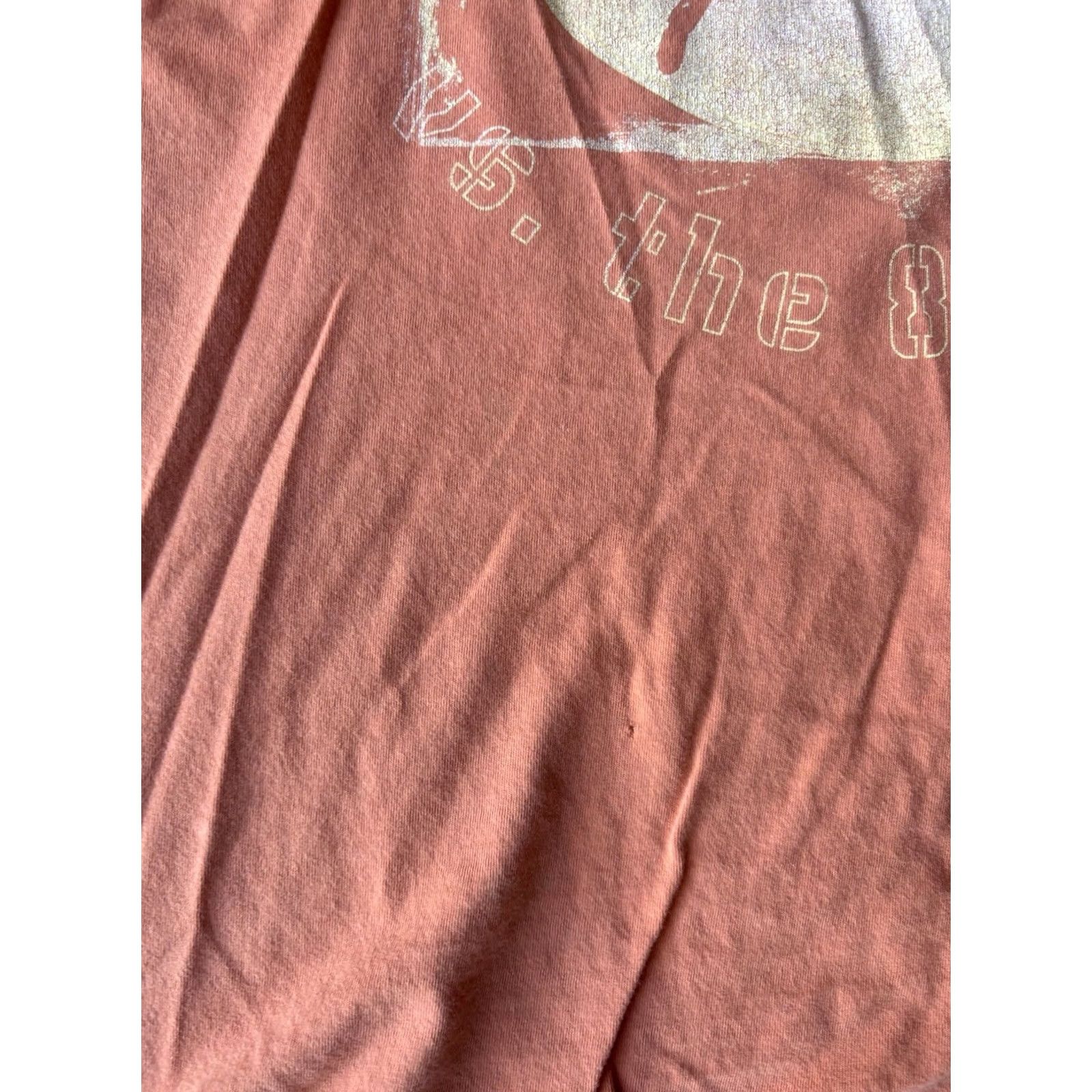 Express VINTAGE Express T-Shirt Large Grunge Skull Wings Cyber Orange Cotton Men Short Sleeve Crew Neck Size US L / EU 52-54 / 3 - 4 Thumbnail