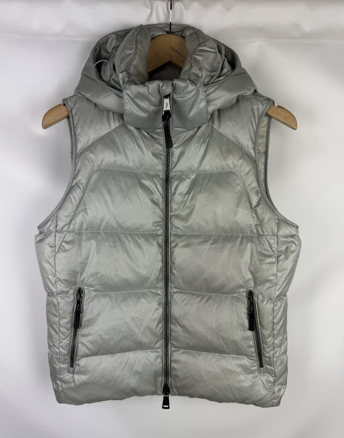 Polo Ralph Lauren Polo Ralph Lauren Hooded Nylon Down Puffer Vest Jacket Size S / US 4 / IT 40 - 1 Thumbnail