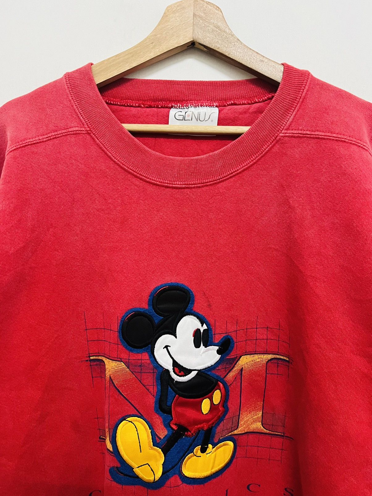 Disney × Mickey Mouse × Vintage Vintage 90s Mickey Mouse Oversize Crewneck Size US XL / EU 56 / 4 - 2 Thumbnail