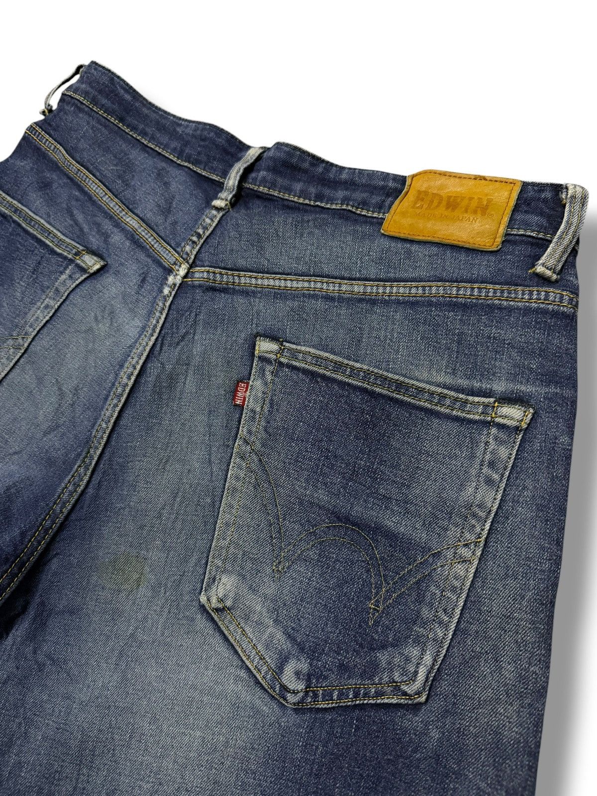 Edwin Vintage Edwin E504R Japan Denim Jeans | Relaxed Straight W34 Size US 34 / EU 50 - 8 Thumbnail
