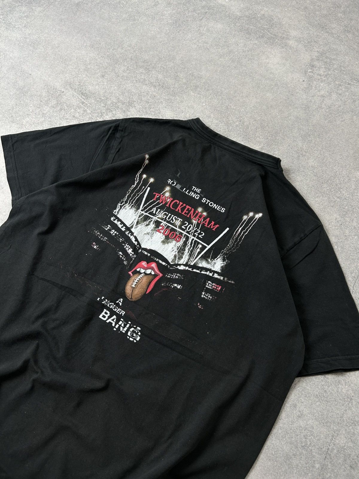 The Rolling Stones Vintage Rolling Stones 2005©️tour big logo shirts Size US XL / EU 56 / 4 - 4 Thumbnail
