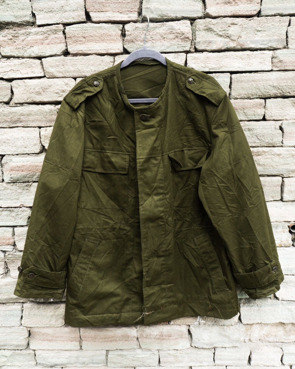 Vintage Eastern Bloc Field Jacket / Service Jacket Eastern Europe Size US L / EU 52-54 / 3 - 1 Thumbnail
