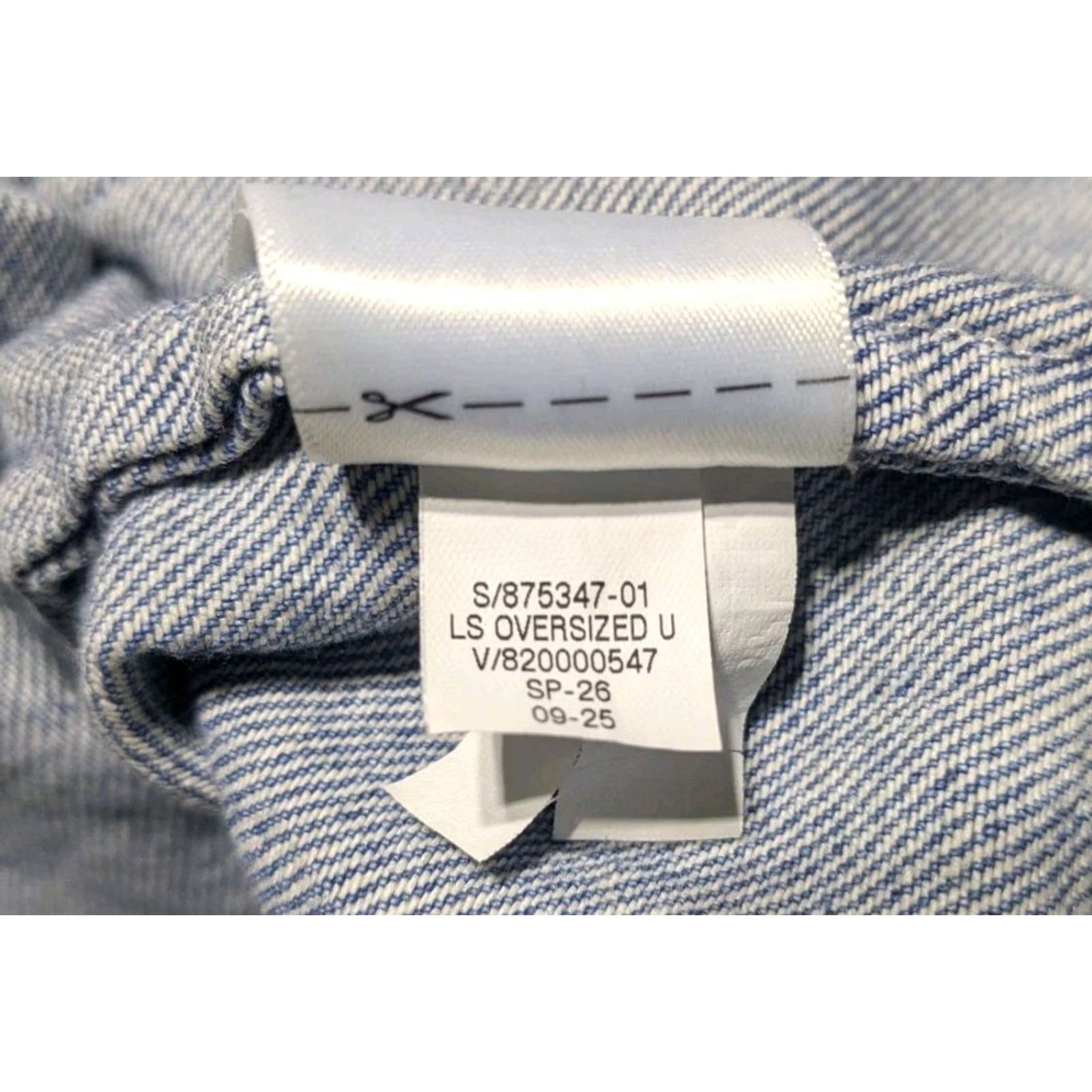 Banana Republic BANANA REPUBLIC Shirt Denim Tunic Oversized Button-Up Long Sleeve XXS Blue Women Regular Size XS-XXS Patch Pocket Utility Vintage Style Size XXS / US 00 / IT 34 - 8 Thumbnail