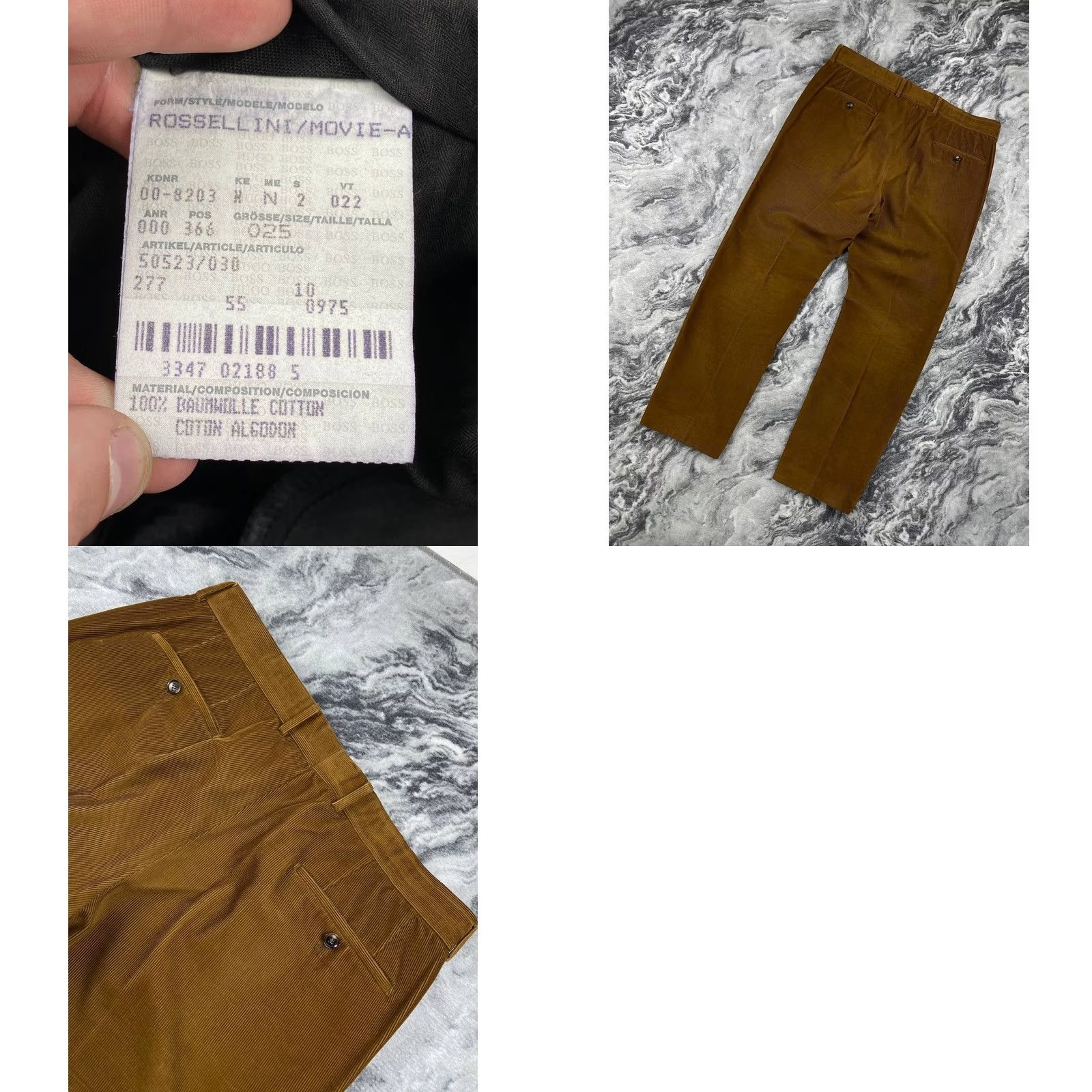 Hugo Boss VINTAGE HUGO BOSS Brown Blazer Pants 2 Piece Suit Men Size L Size 42R - 10 Thumbnail