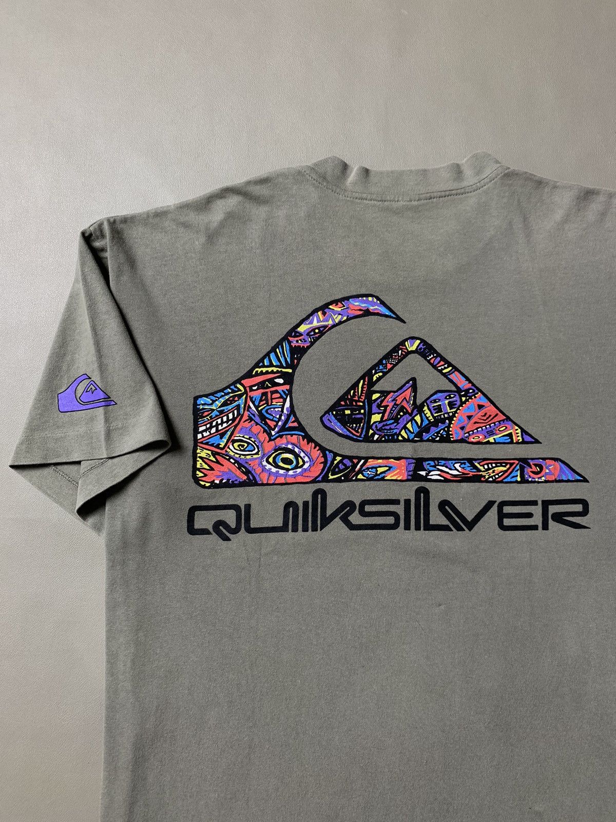 Quicksilver × Quiksilver × Vintage Vintage 90s Quiksilver Logo Tshirt Size US XL / EU 56 / 4 - 3 Thumbnail