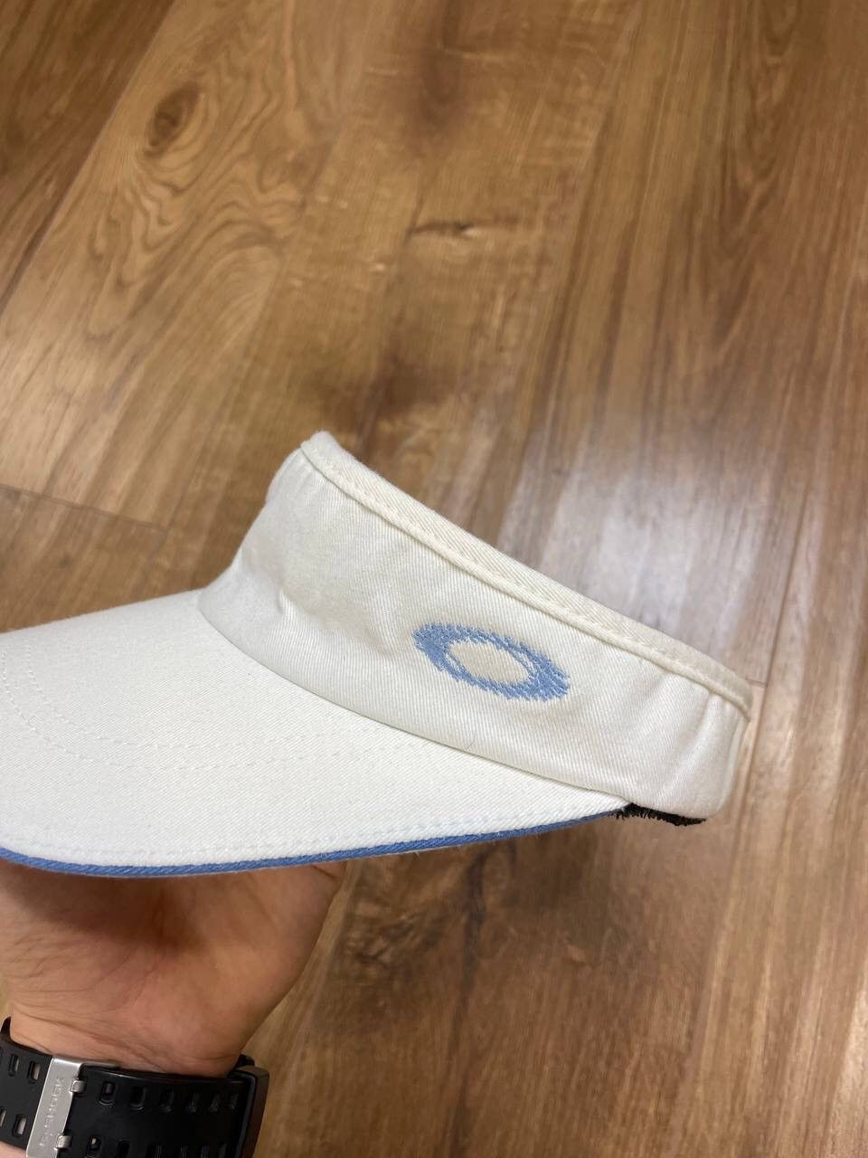 Oakley × Vintage Vintage Oakley 90’s Y2K Style White Tennis Cap Hat Surf Size ONE SIZE - 3 Thumbnail