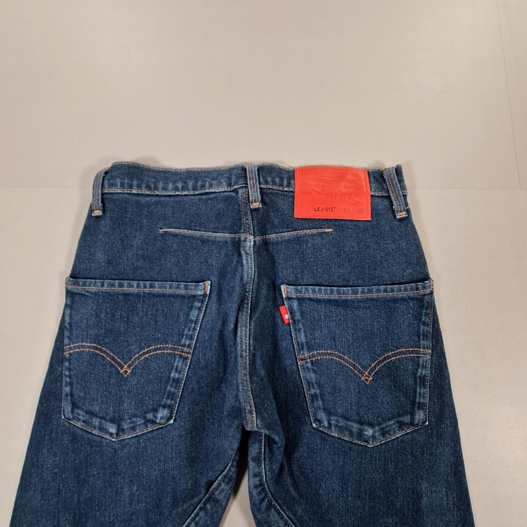 Levi's Levi's Engineered Jeans Men Blue W27 L32 Twisted Leg Premium Denim Slim Tapered Button Fly 5-Pocket Size US 27 - 2 Thumbnail