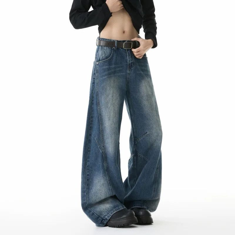 Japanese Brand Korean Style All-match Jeans Size US 32 / EU 48 - 3 Thumbnail