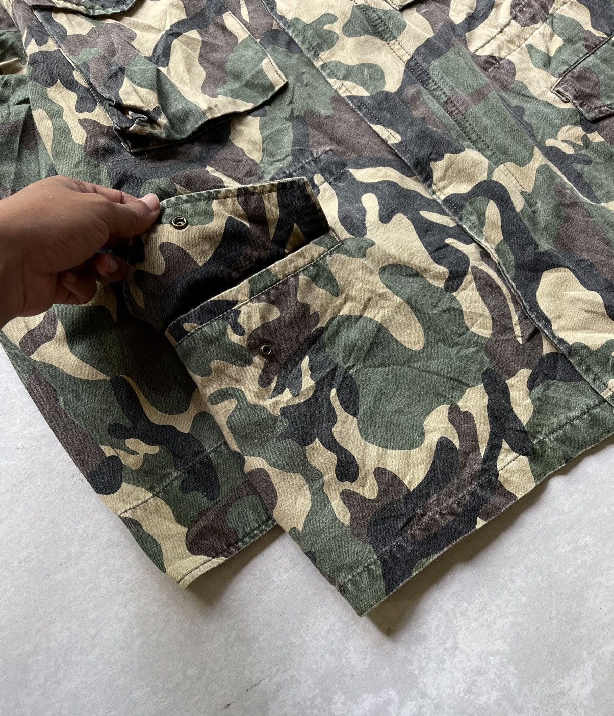Japanese Brand Vintage Mangrove Camo M65 Field Jacket Size US L / EU 52-54 / 3 - 5 Thumbnail