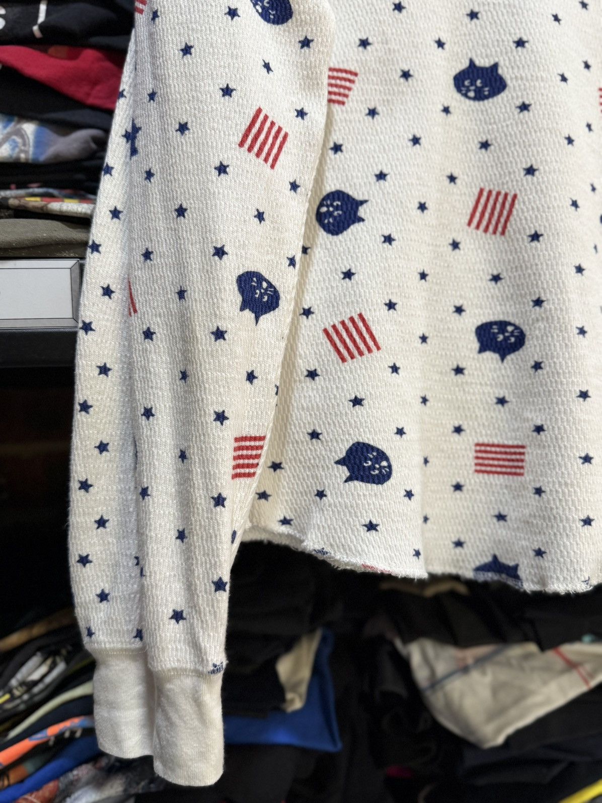 Ne-Net Vintage Ne-Net Ovp Tama Boxy Long Sleeve Japan Tee Size US L / EU 52-54 / 3 - 4 Thumbnail