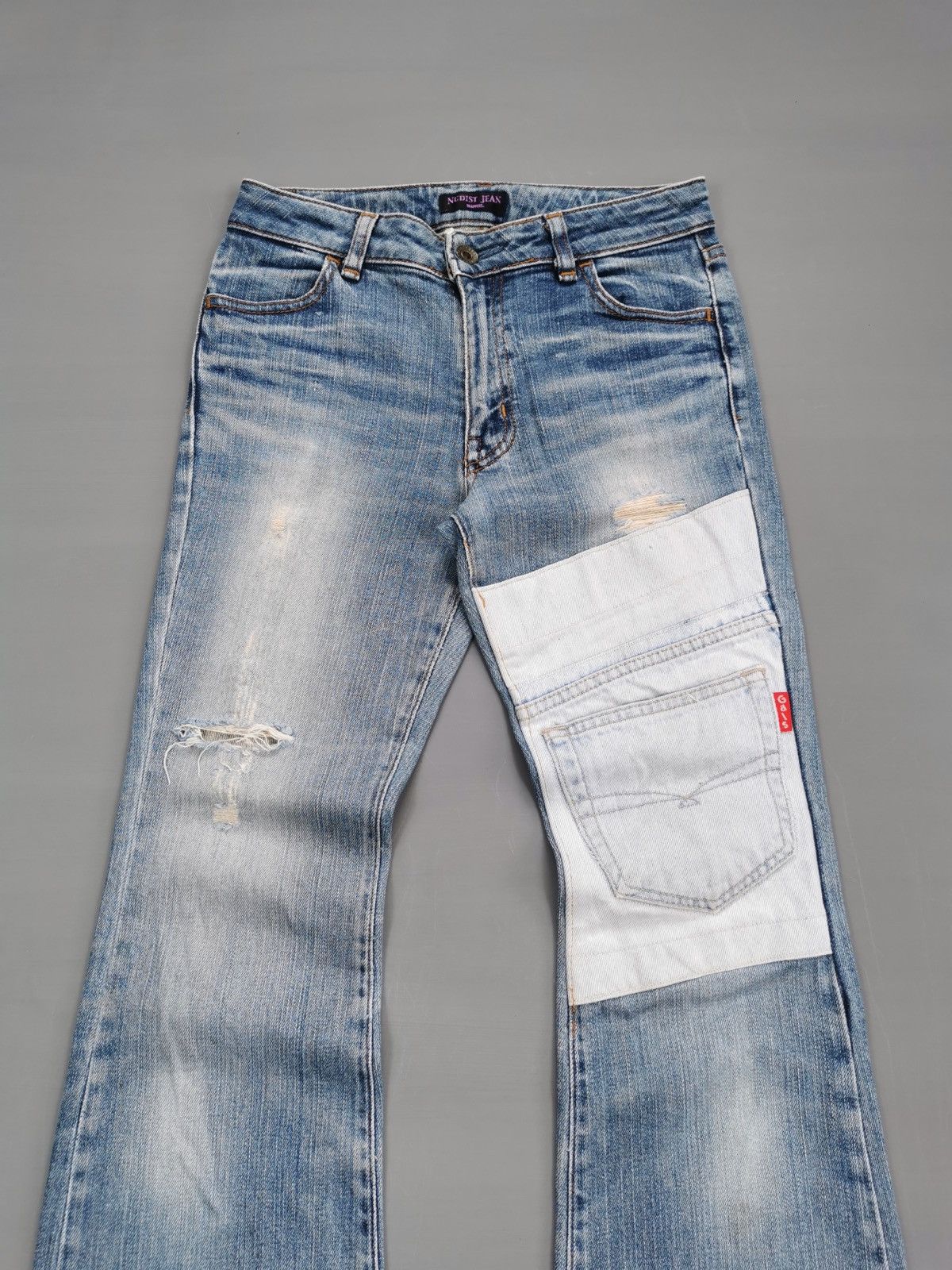 Tornado Mart Flare Nudist Jeans Brappers Customade Size 26" / US 2 / IT 38 - 3 Thumbnail